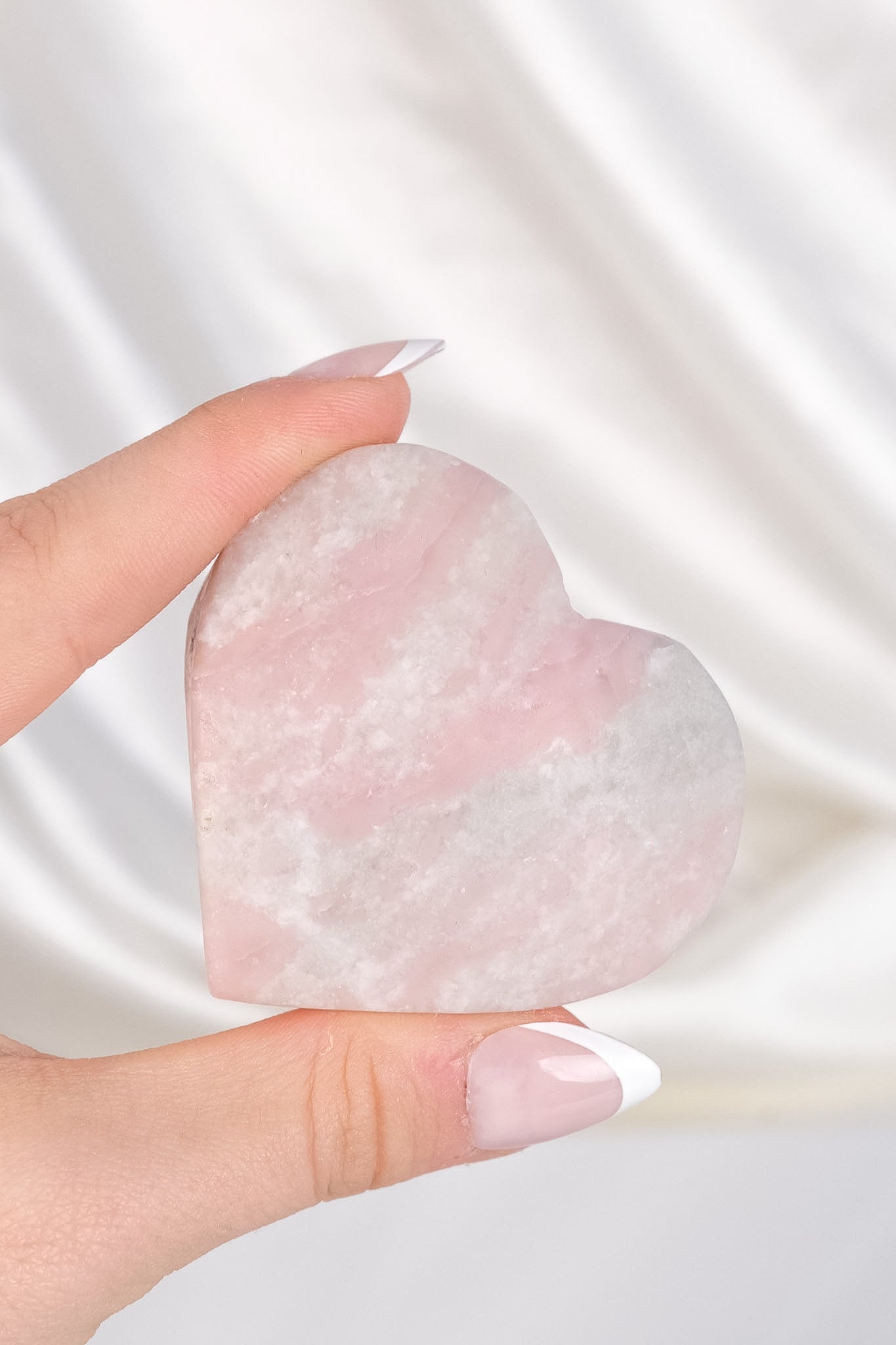Pink Opal Heart