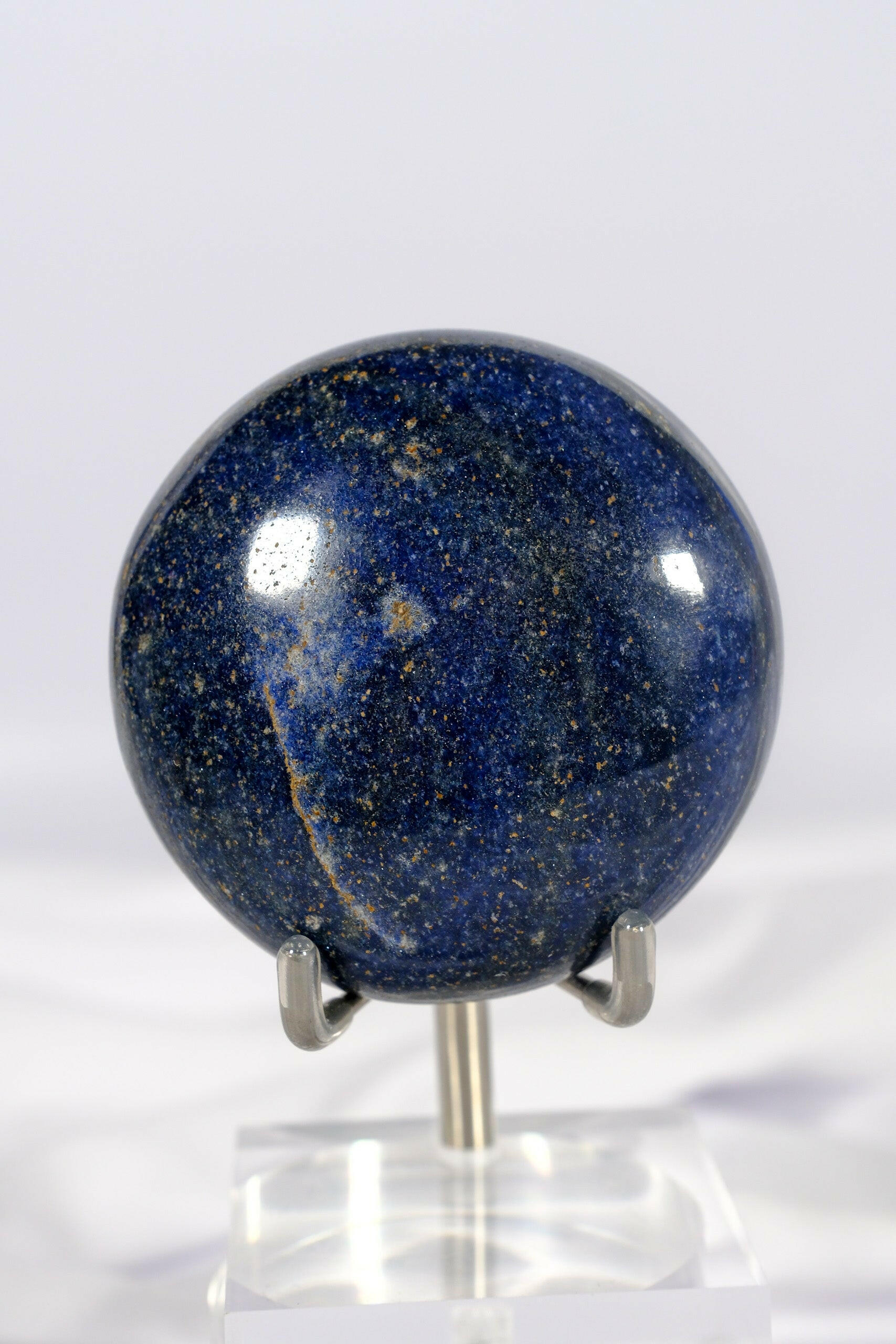 Lazulite Palmstone Healing Crystal.