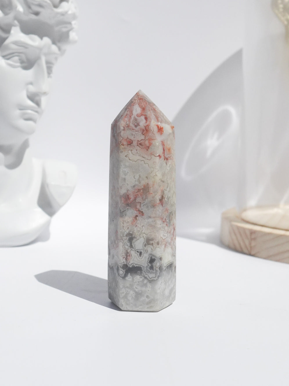 Crazy Lace Agate Tower