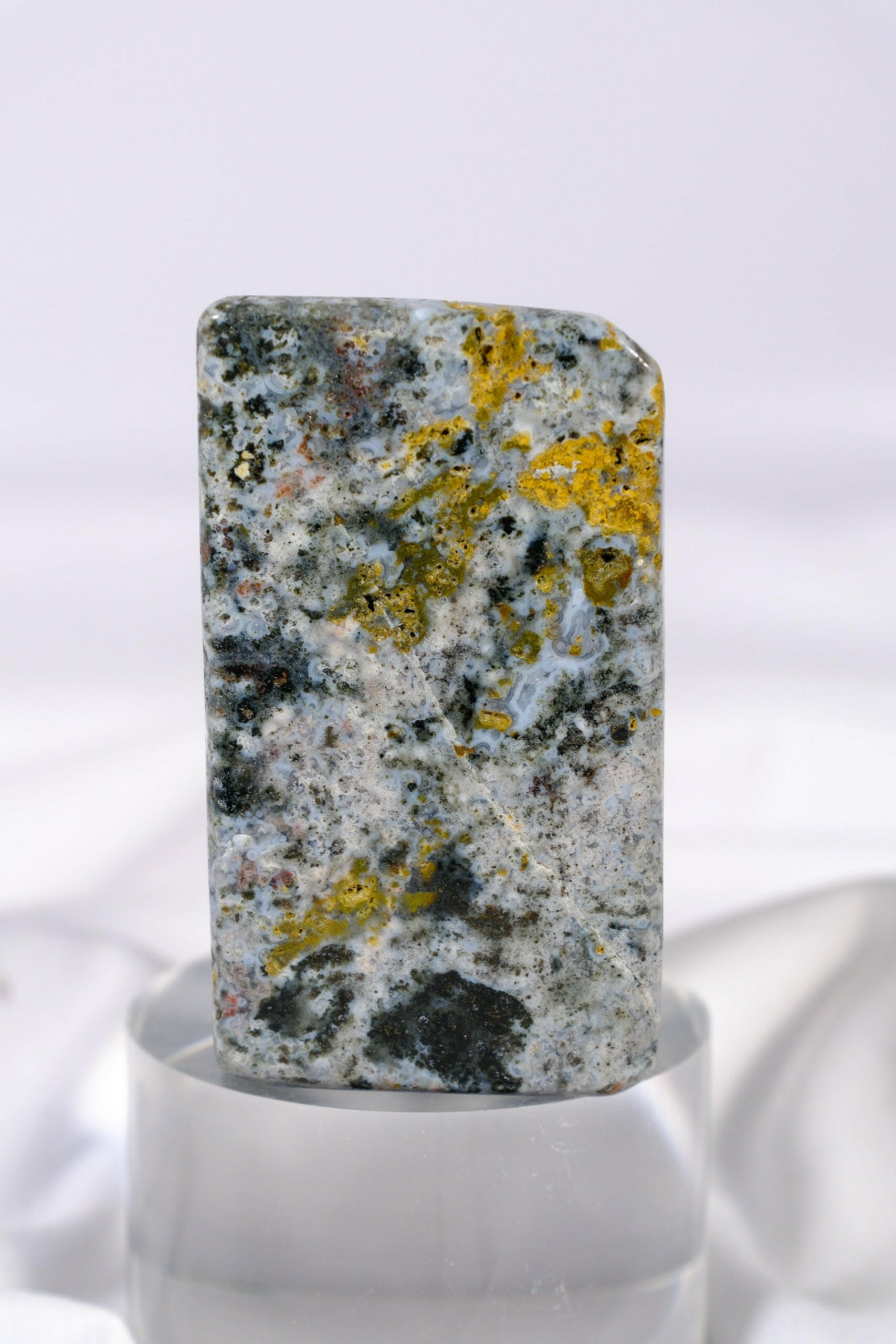 Ocean Jasper Freeform Healing Crystal.