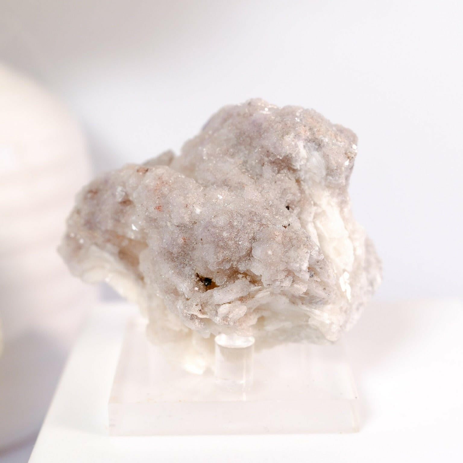 Selenite With Fluorite Cluster Healing Crystal.