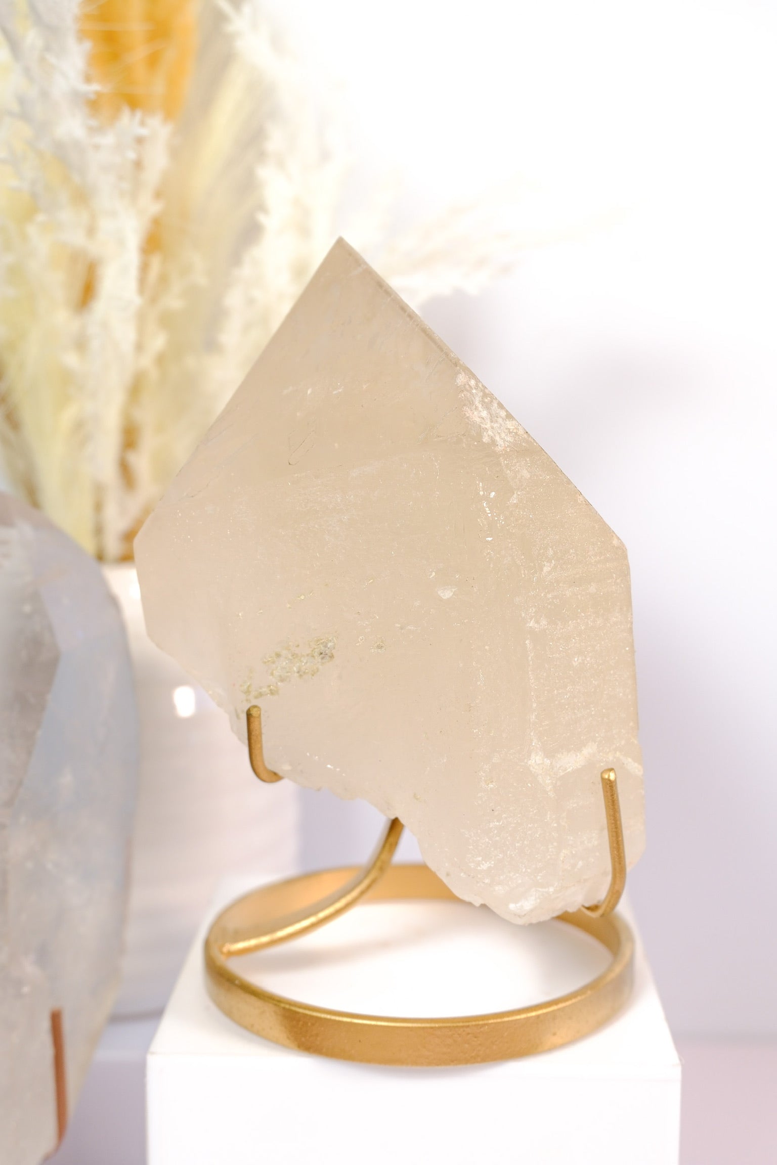 Citrine Rough Polished on Stand