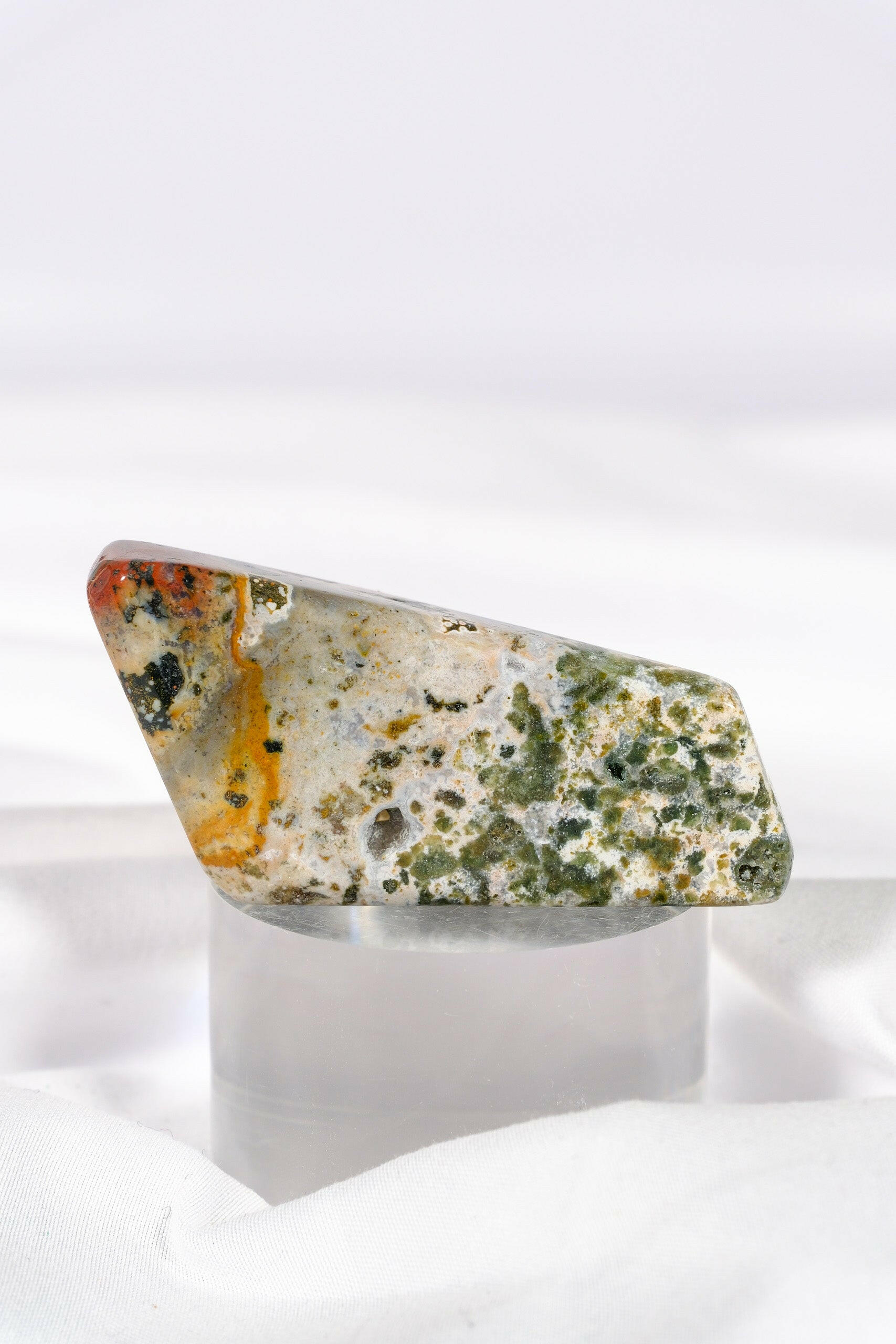 Ocean Jasper Freeform Healing Crystal.