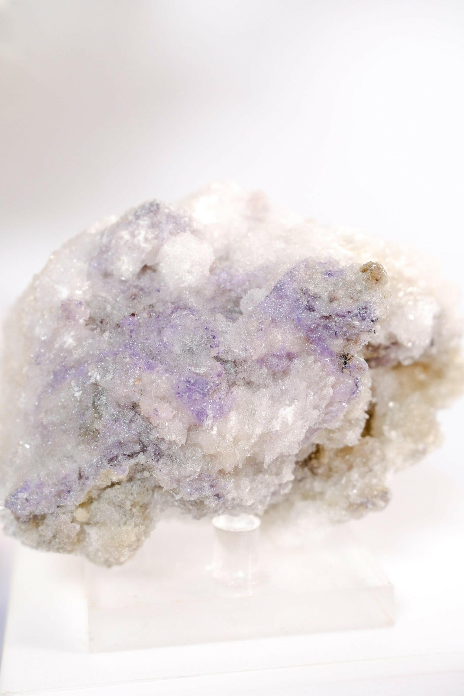 Selenite With Fluorite Cluster Healing Crystal.