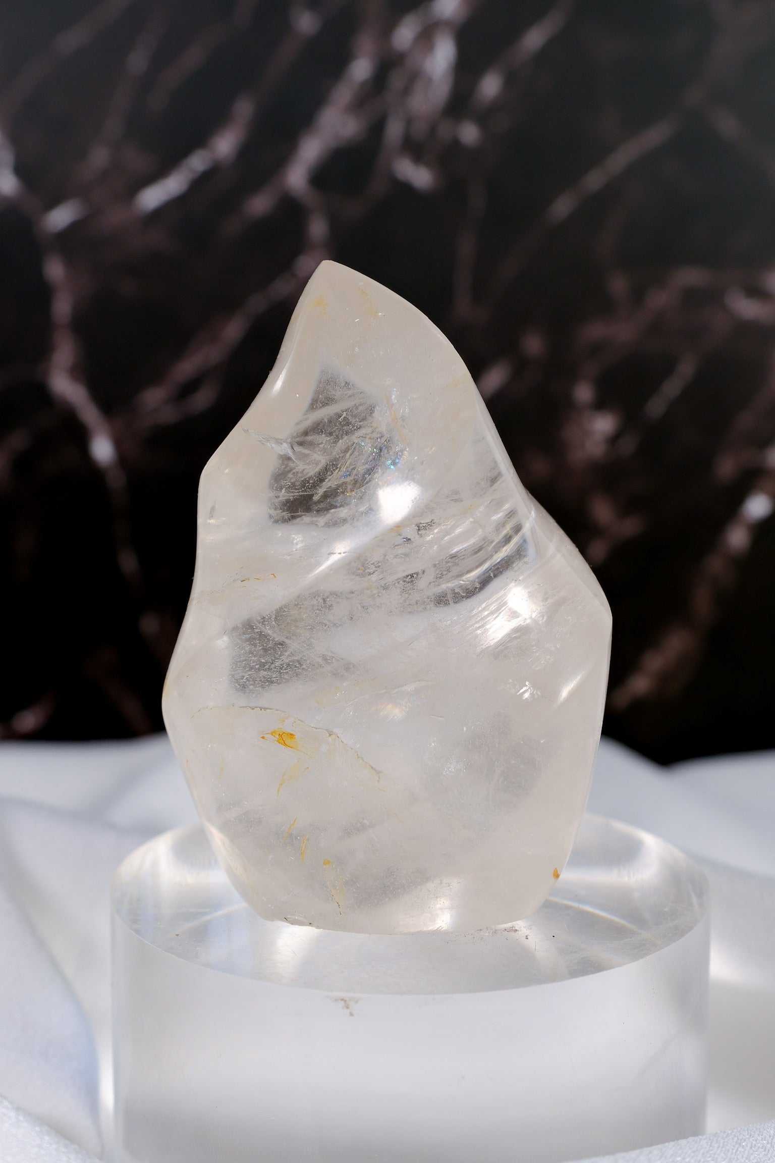 Clear Quartz Flame