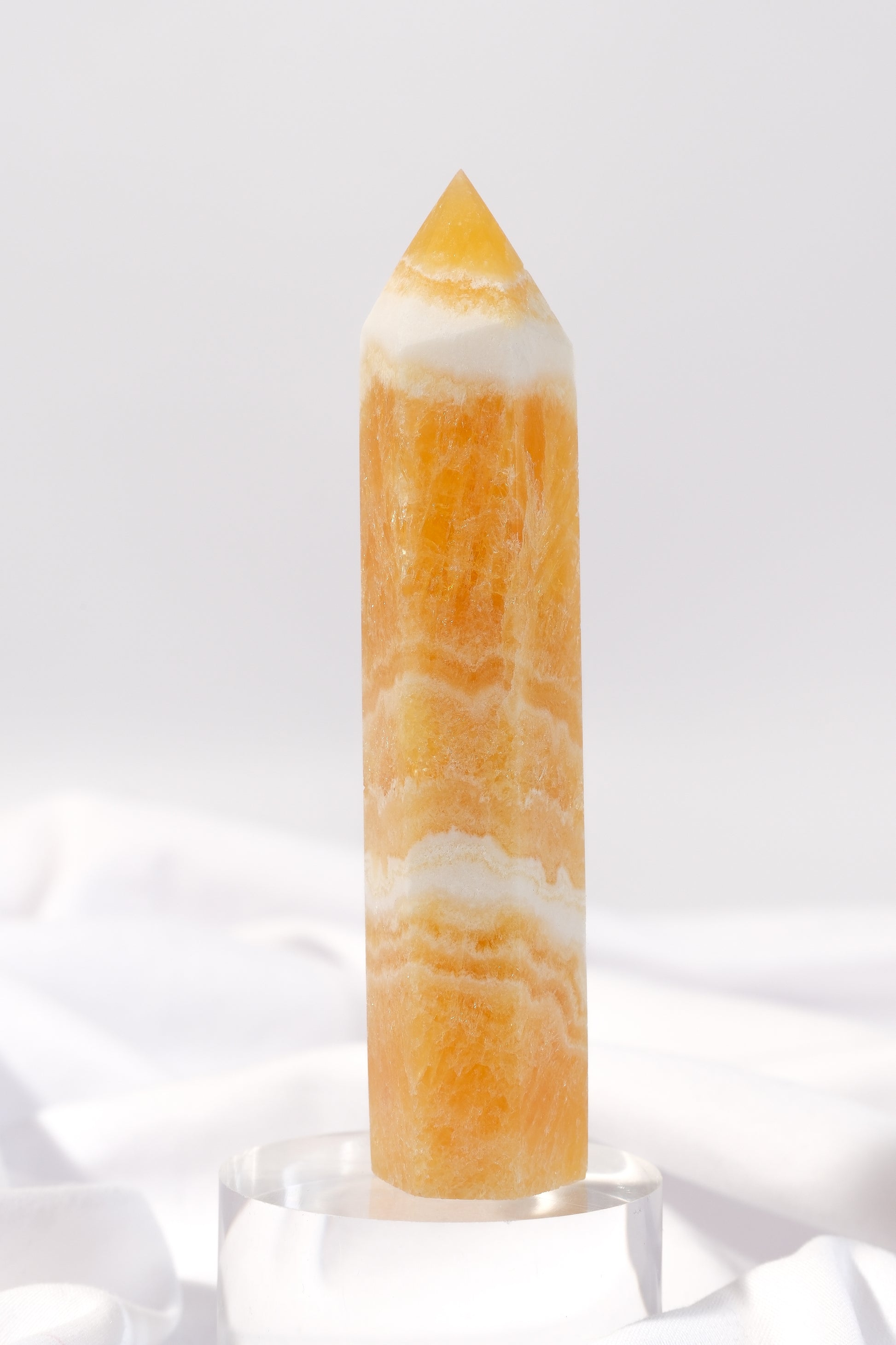 Orange Calcite Tower
