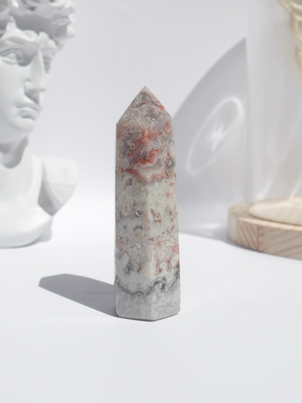 Crazy Lace Agate Tower