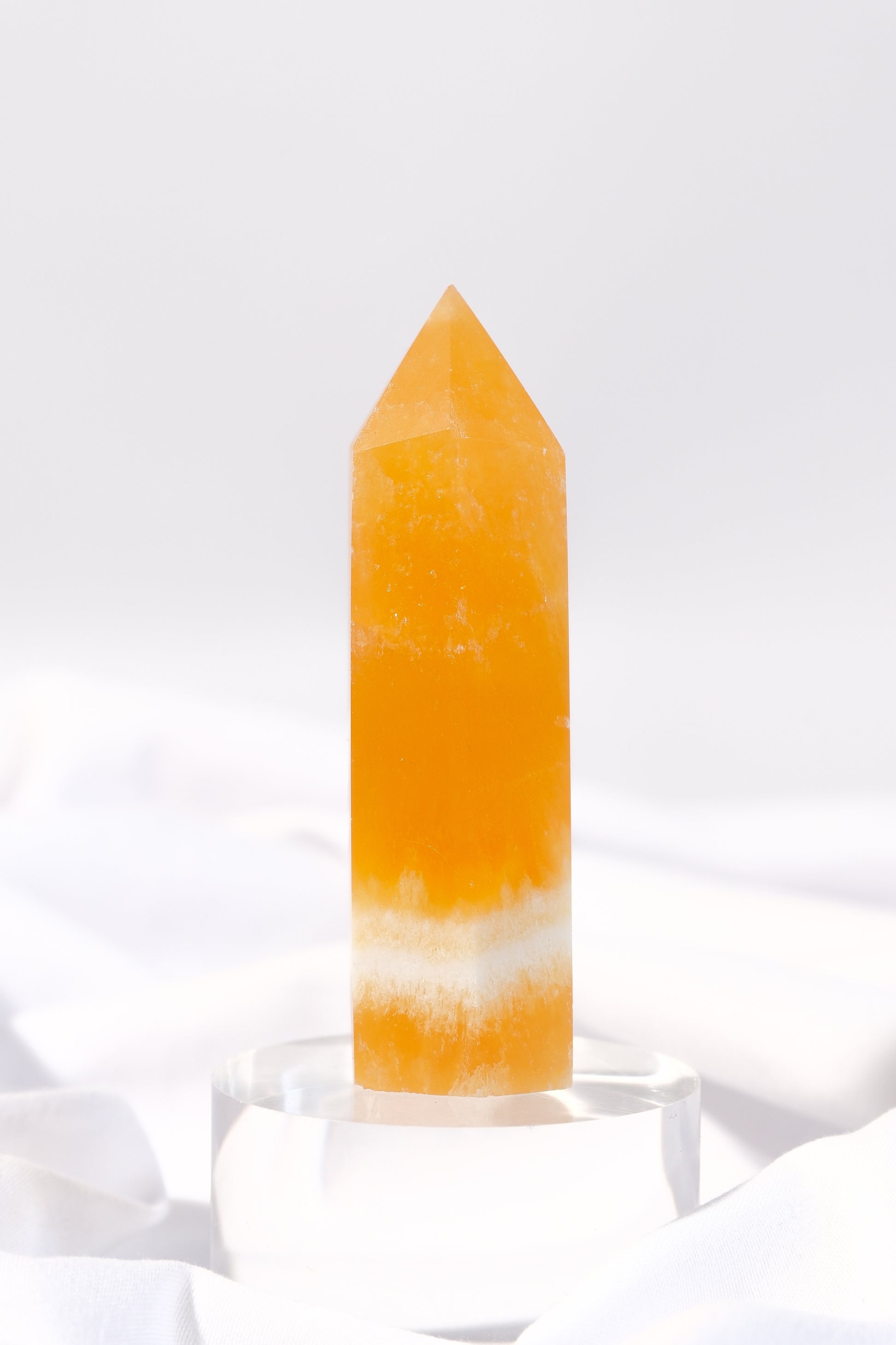 Orange Calcite Tower