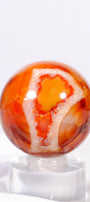 Carnelian Sphere Healing Crystal.