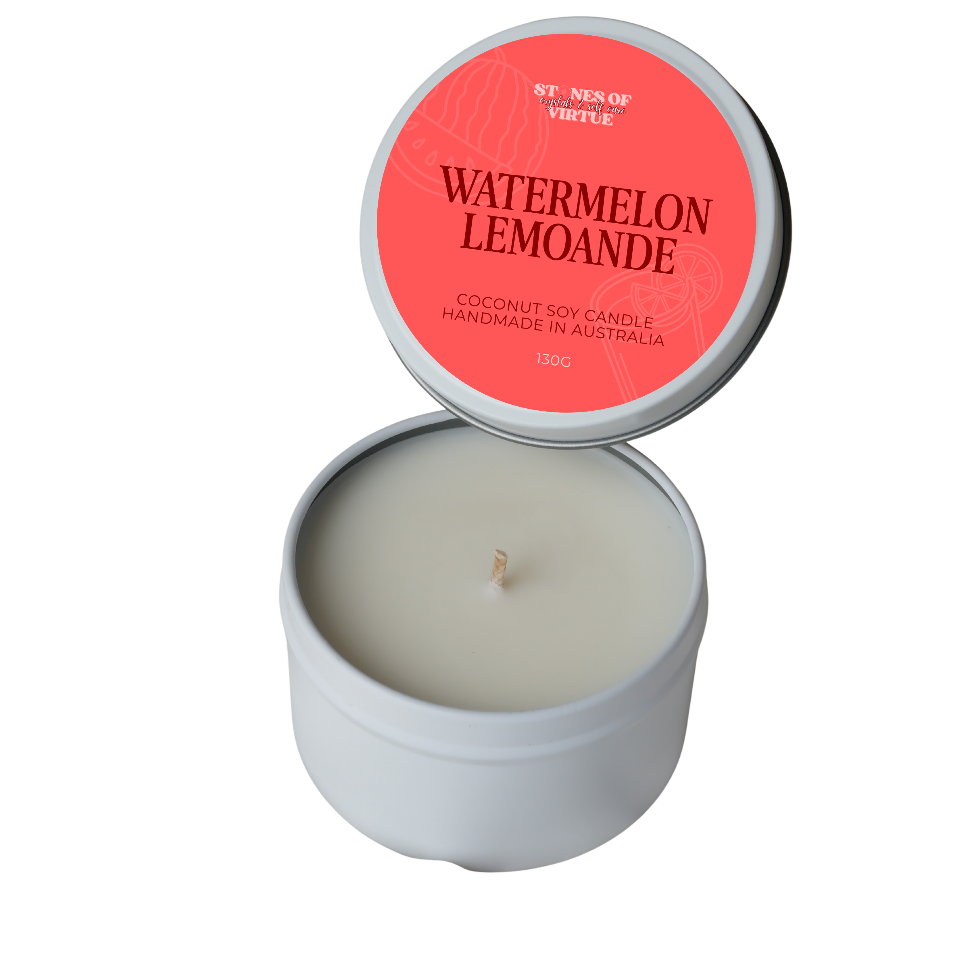 Watermelon Lemonade Candle - 110g Tin
