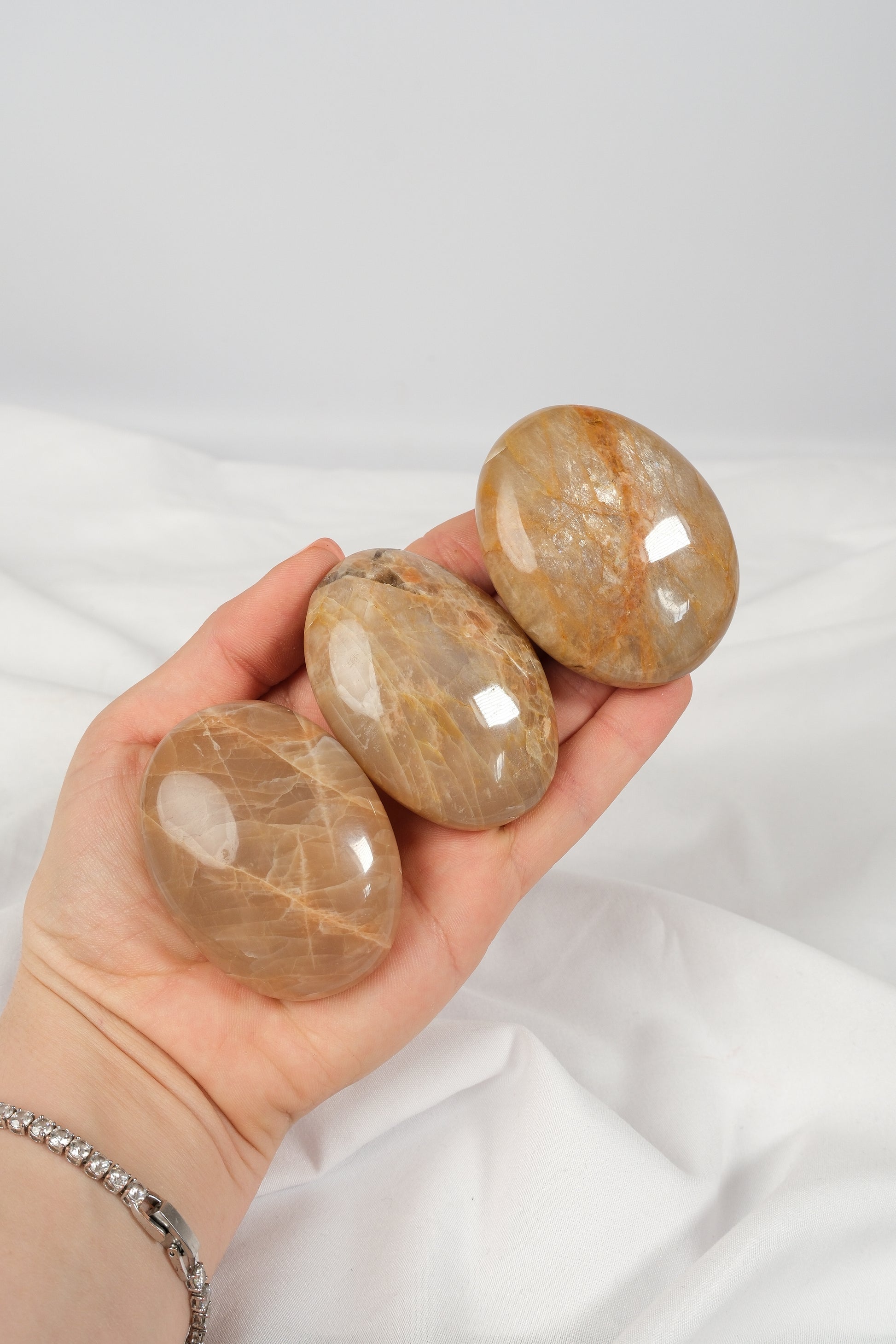 Peach Moonstone Palmstone