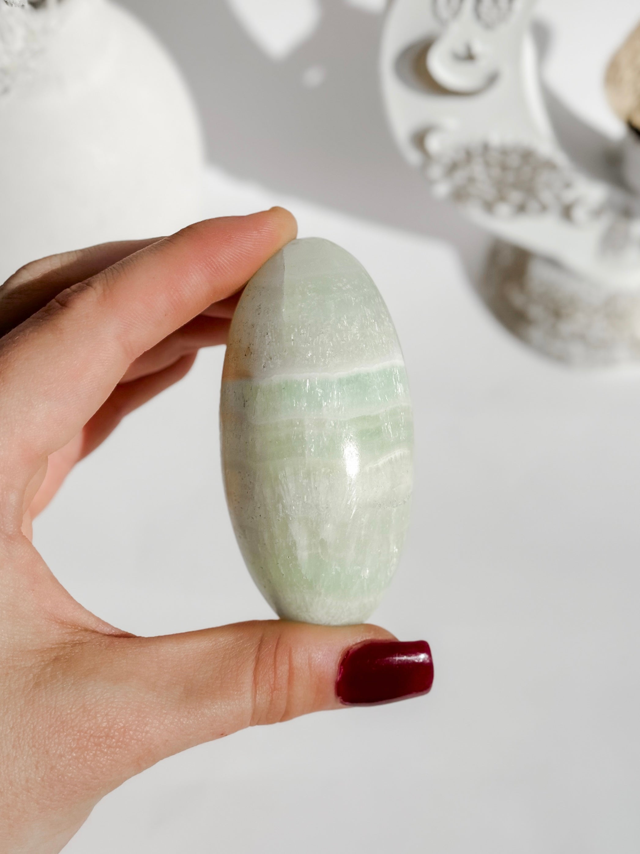 Pistachio Calcite Shiva