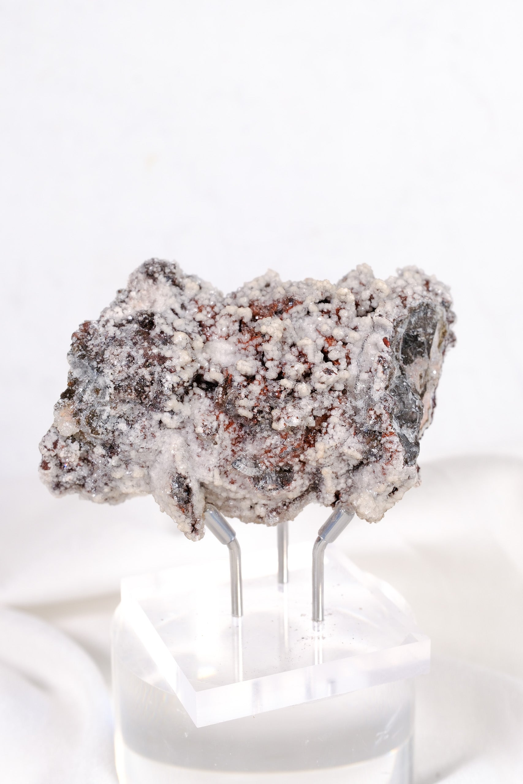 Snowed Calcite Cluster