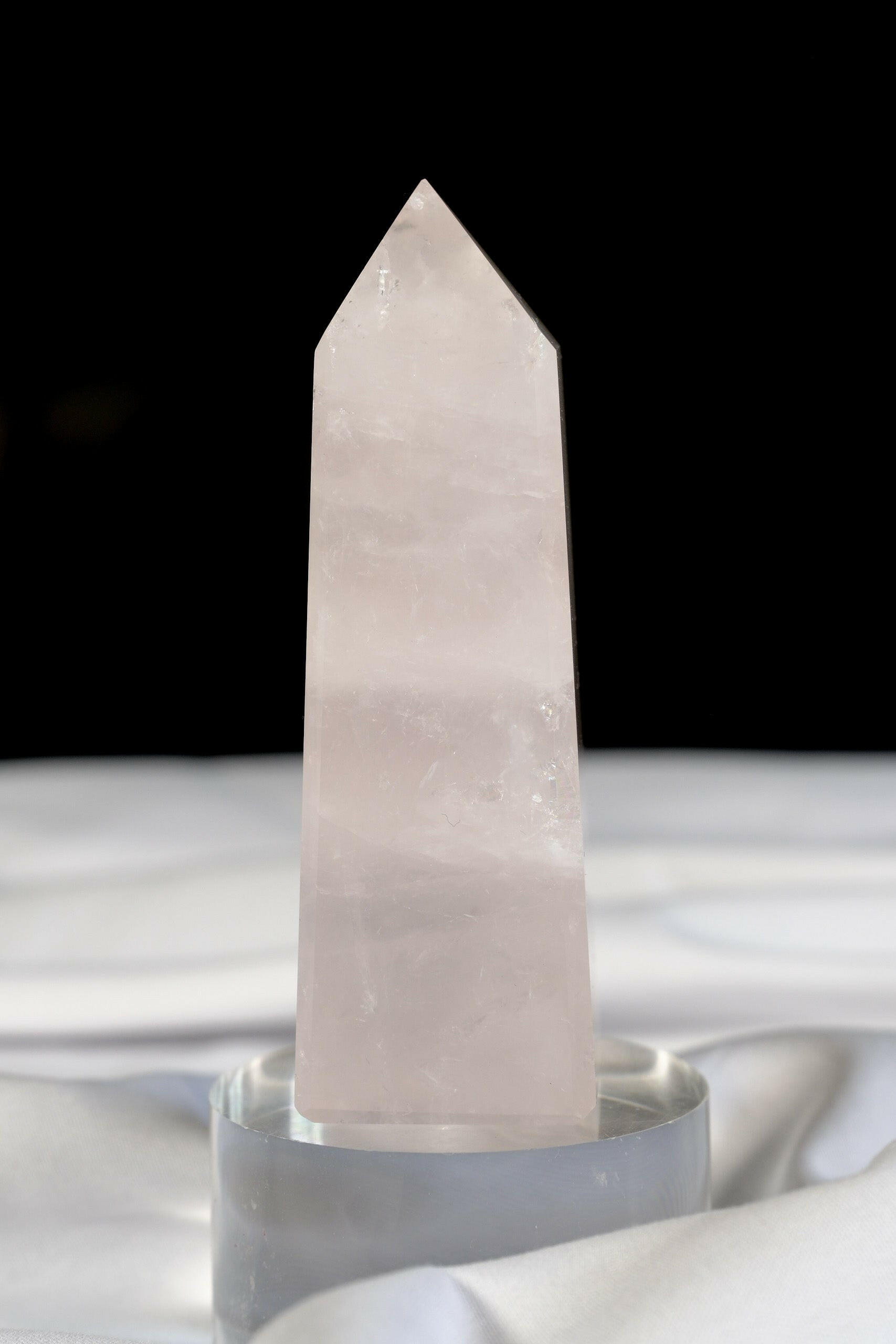 Rose Quartz Tower Healing Crystal.