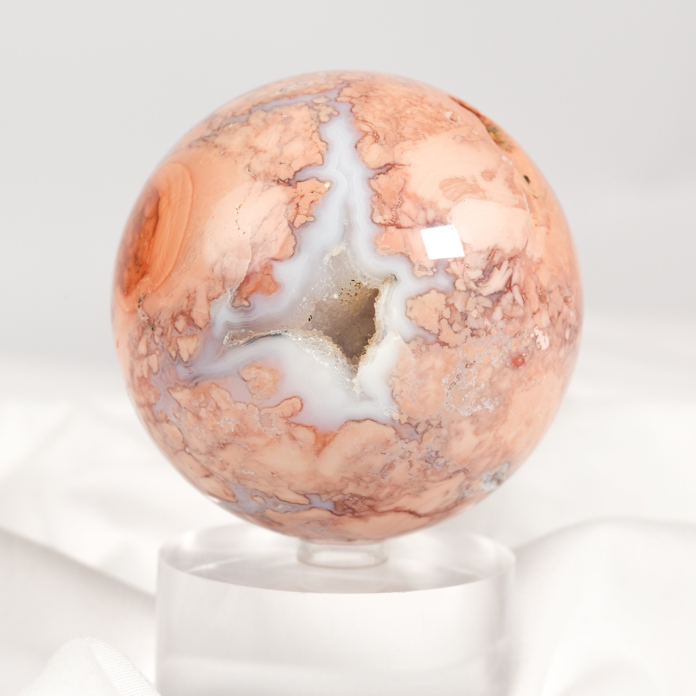 Pink Agate Sphere