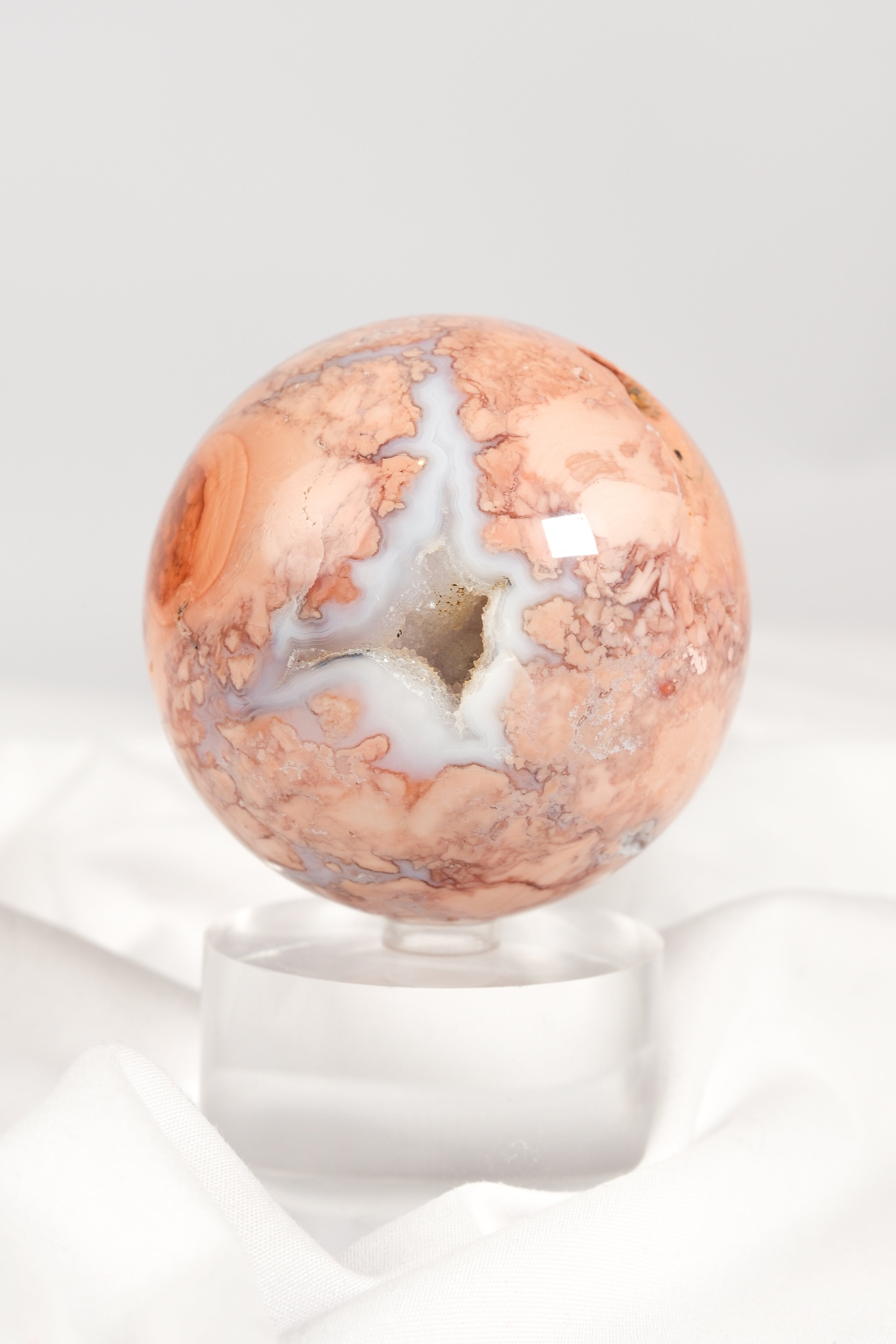 Pink Agate Sphere