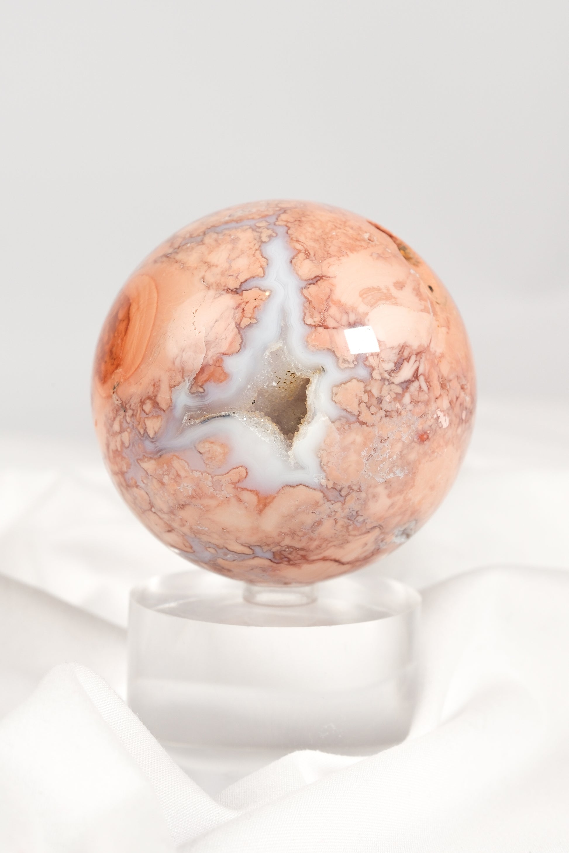 Pink Agate Sphere