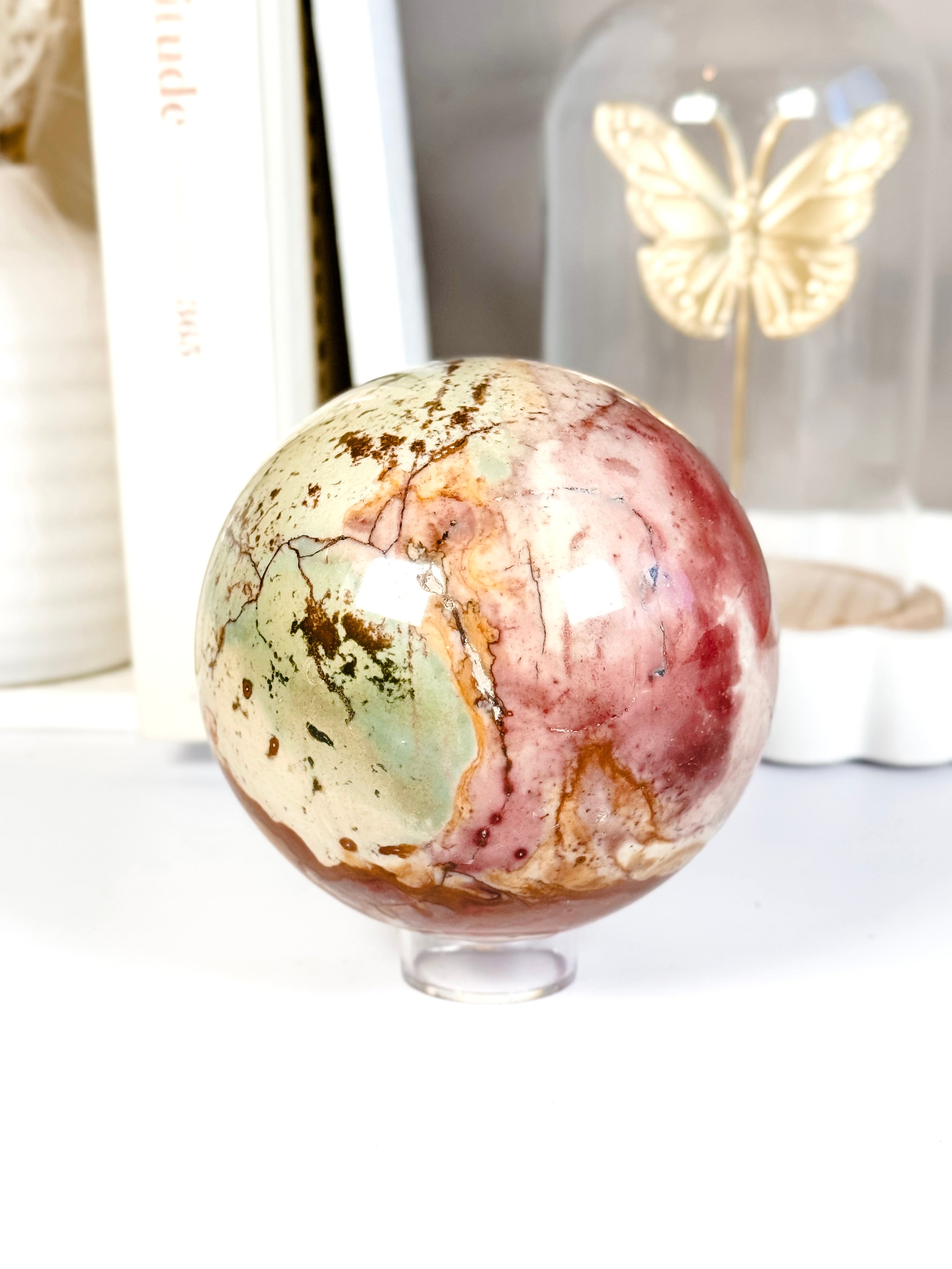 Ocean Jasper Sphere