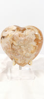 Flower Agate Heart