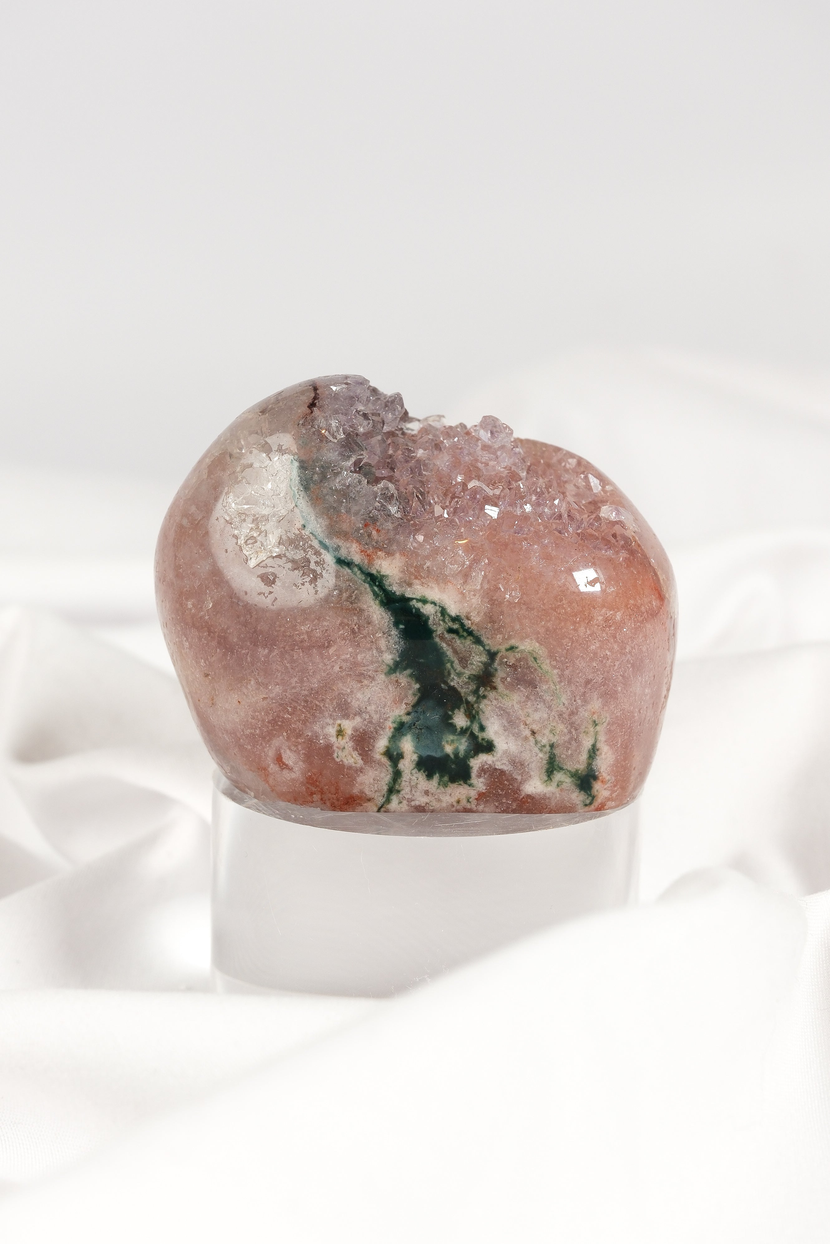 Pink Amethyst Freeform Cutbase