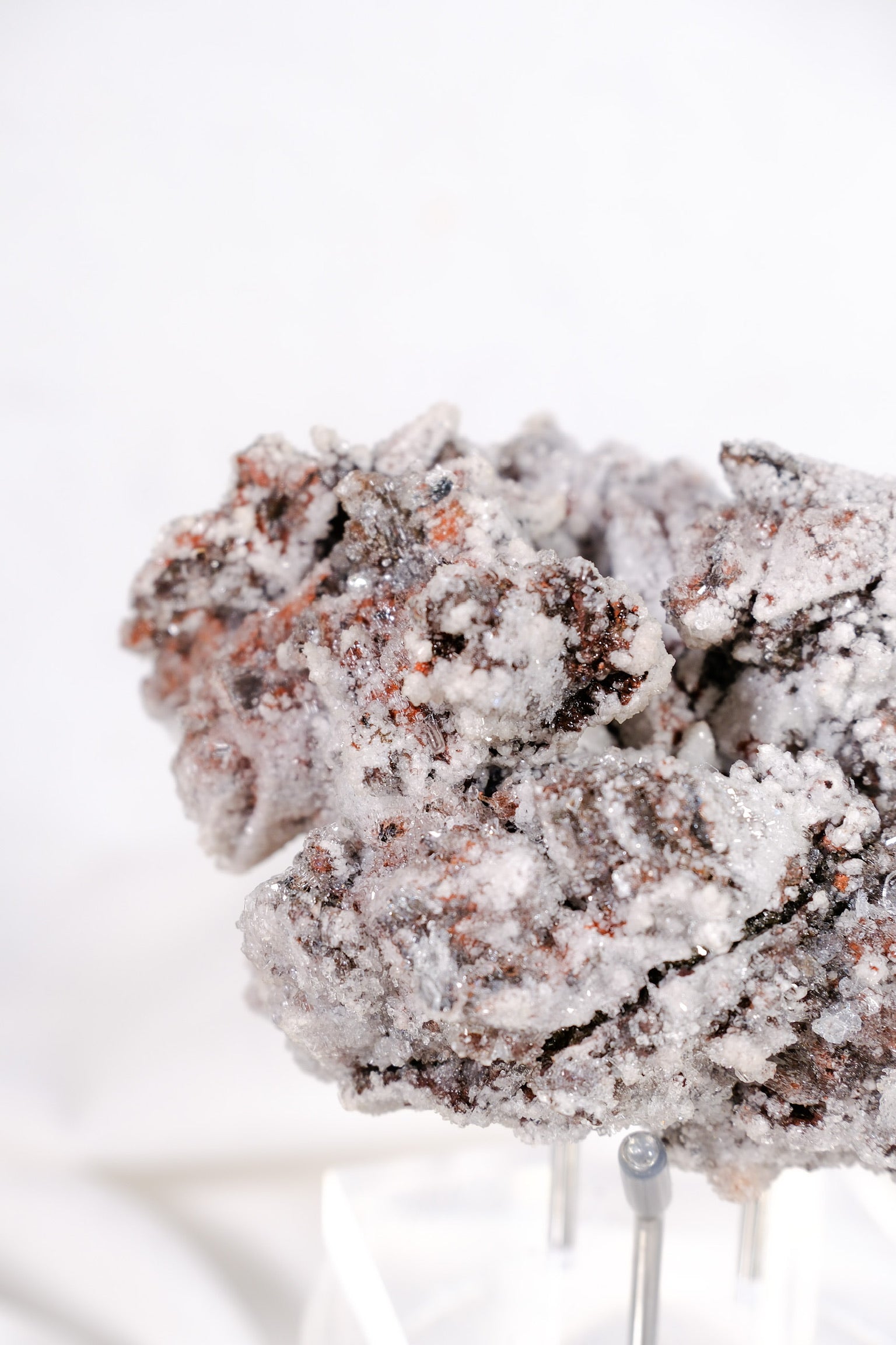 Snowed Calcite Cluster