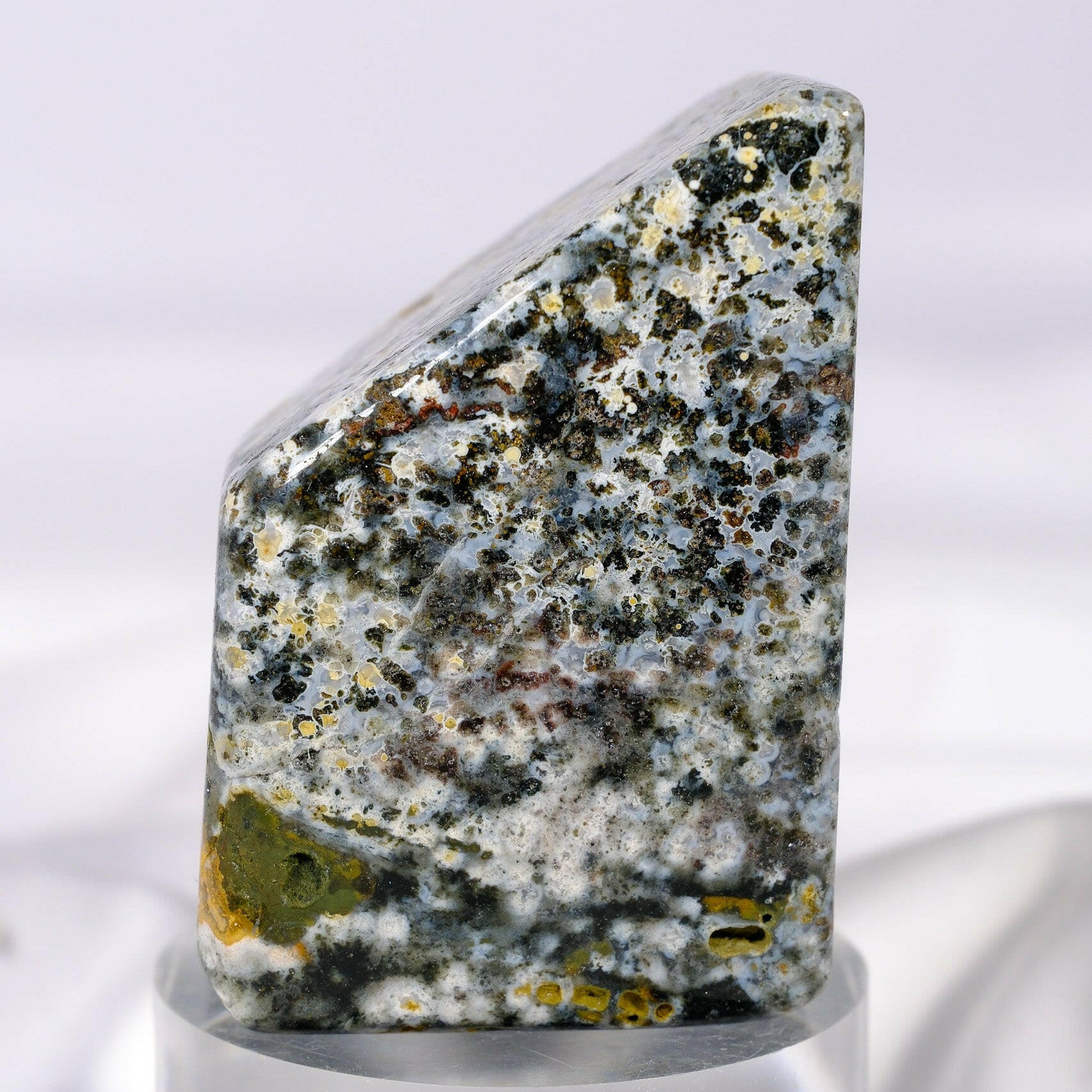 Ocean Jasper Freeform Healing Crystal.