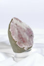 Pink / Purple Botryoidal Chalcedony Cutbase Healing Crystal.