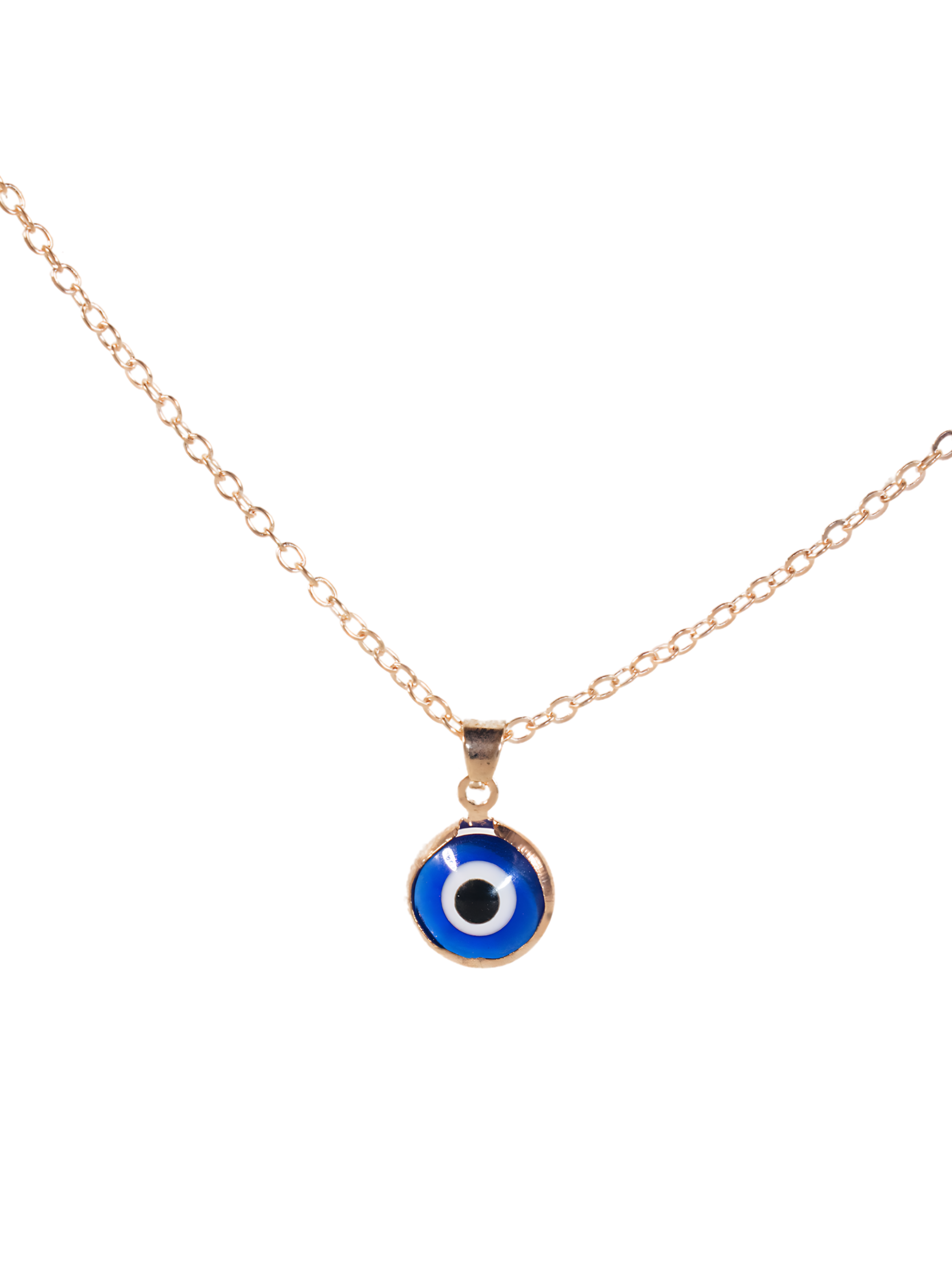 Evil Eye Necklace Rose Gold