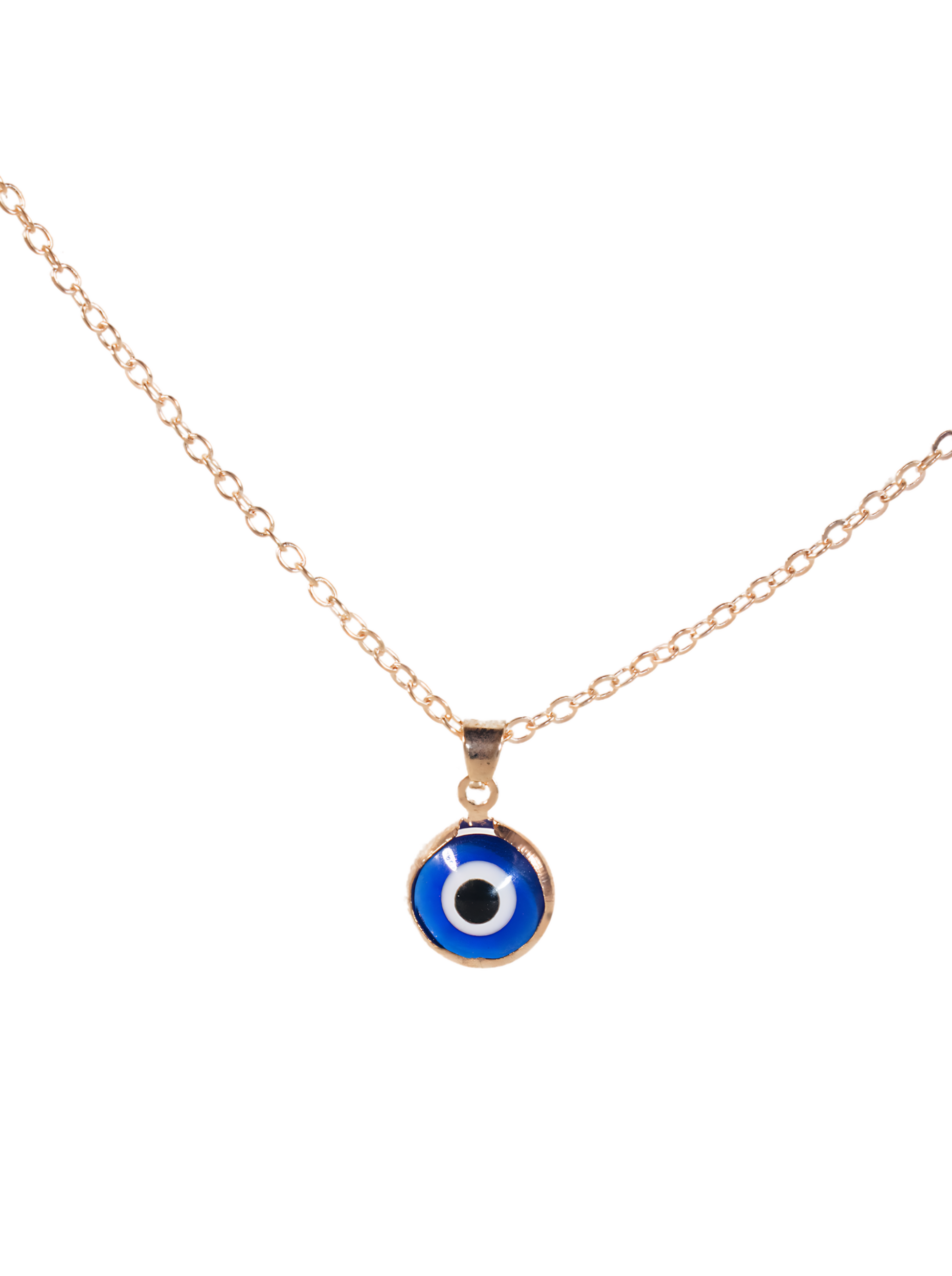 Evil Eye Necklace Rose Gold