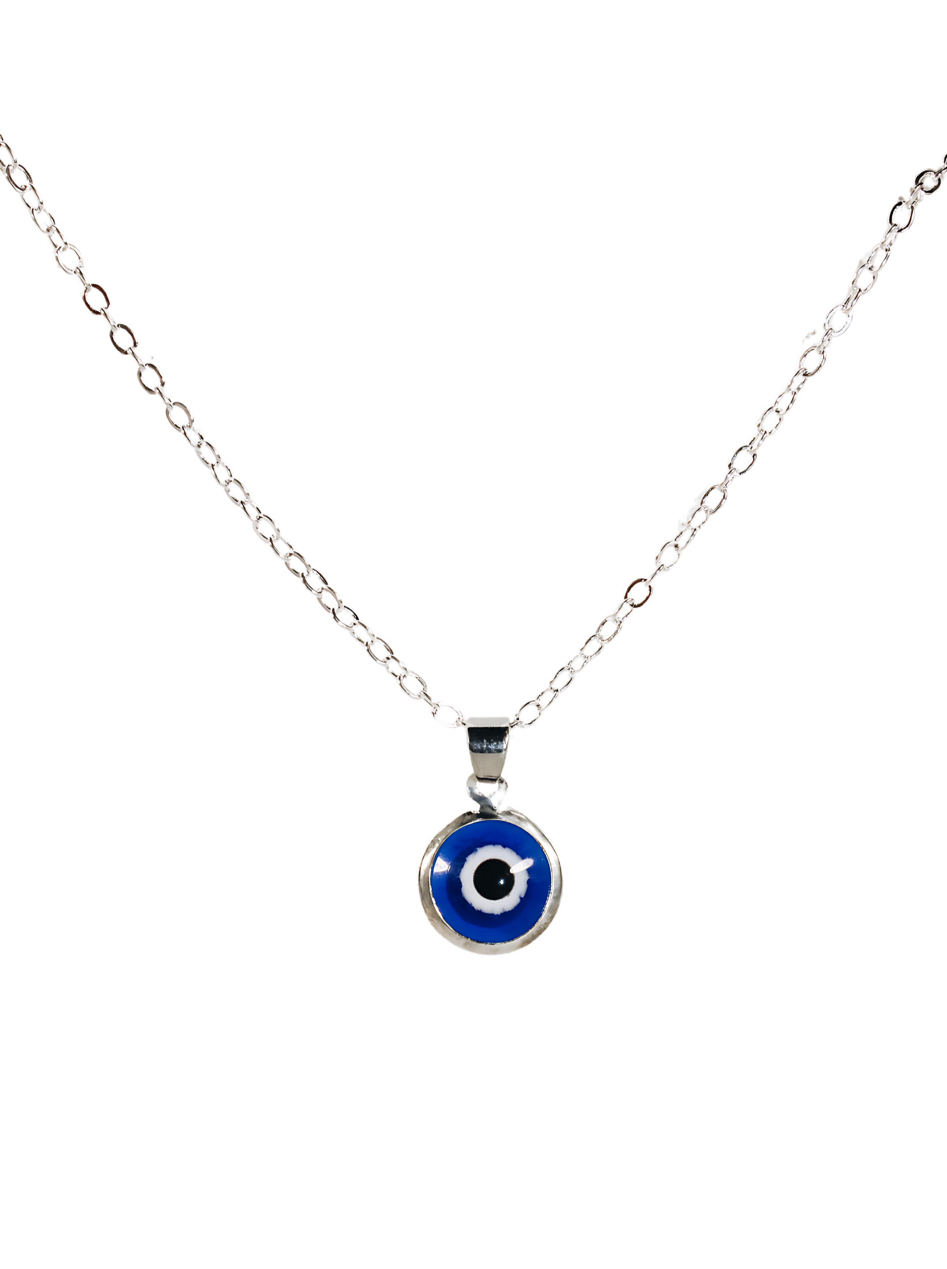 Evil Eye Necklace Silver - Premium healing crystal from Stones of Virtue Australia.