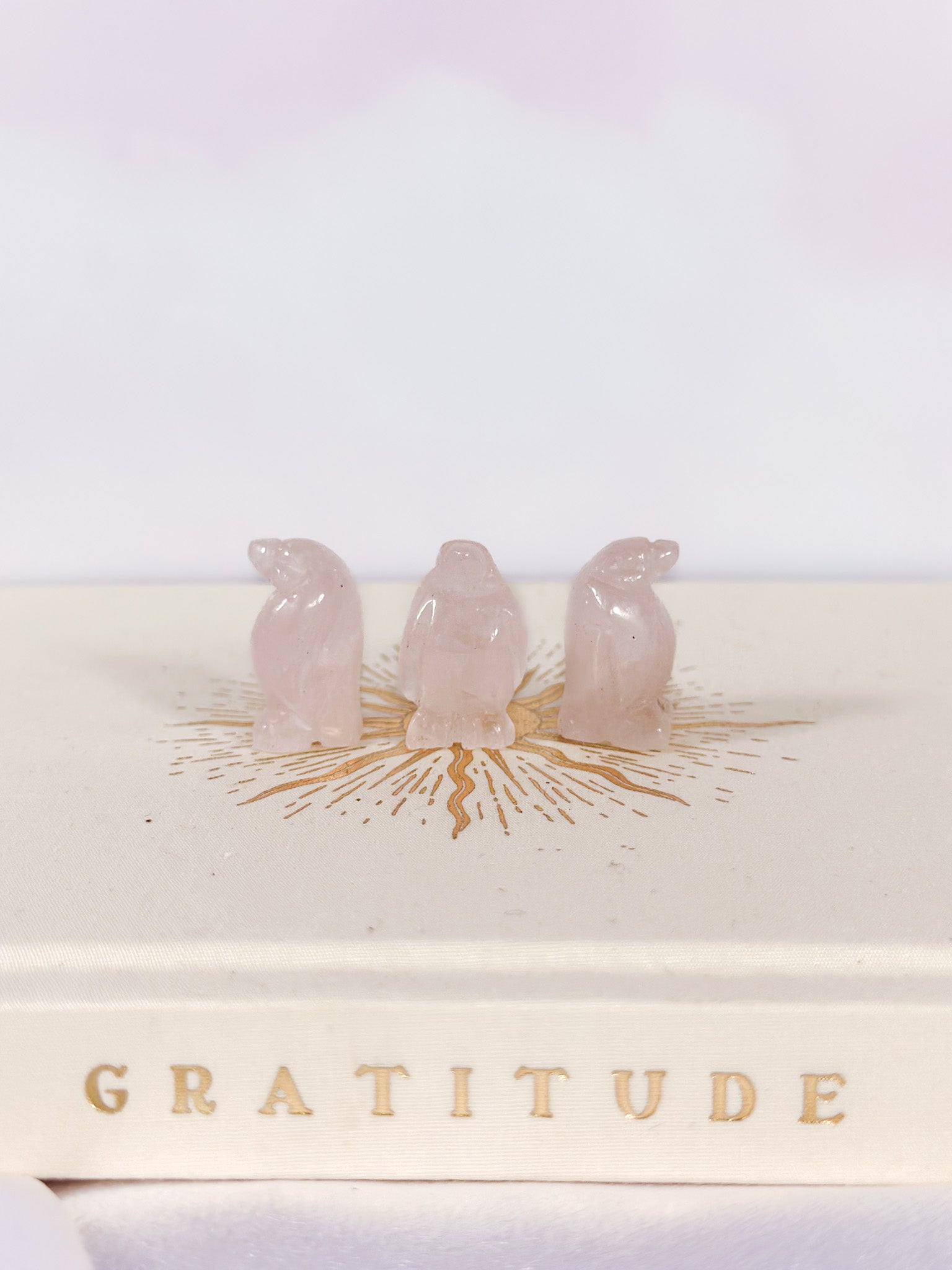 Rose Quartz Mini Penguin