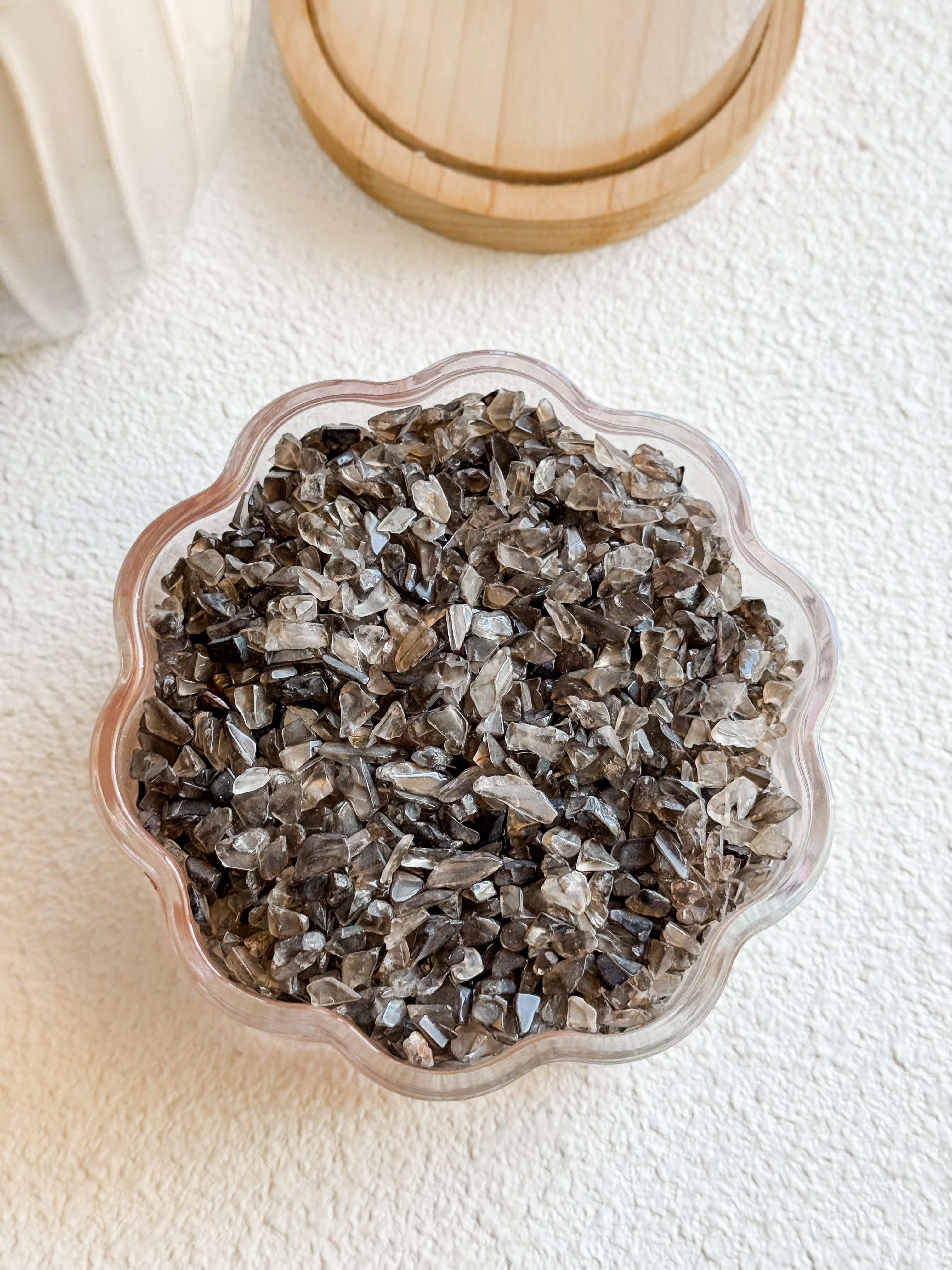 Light Smoky Quartz Chips (100g)