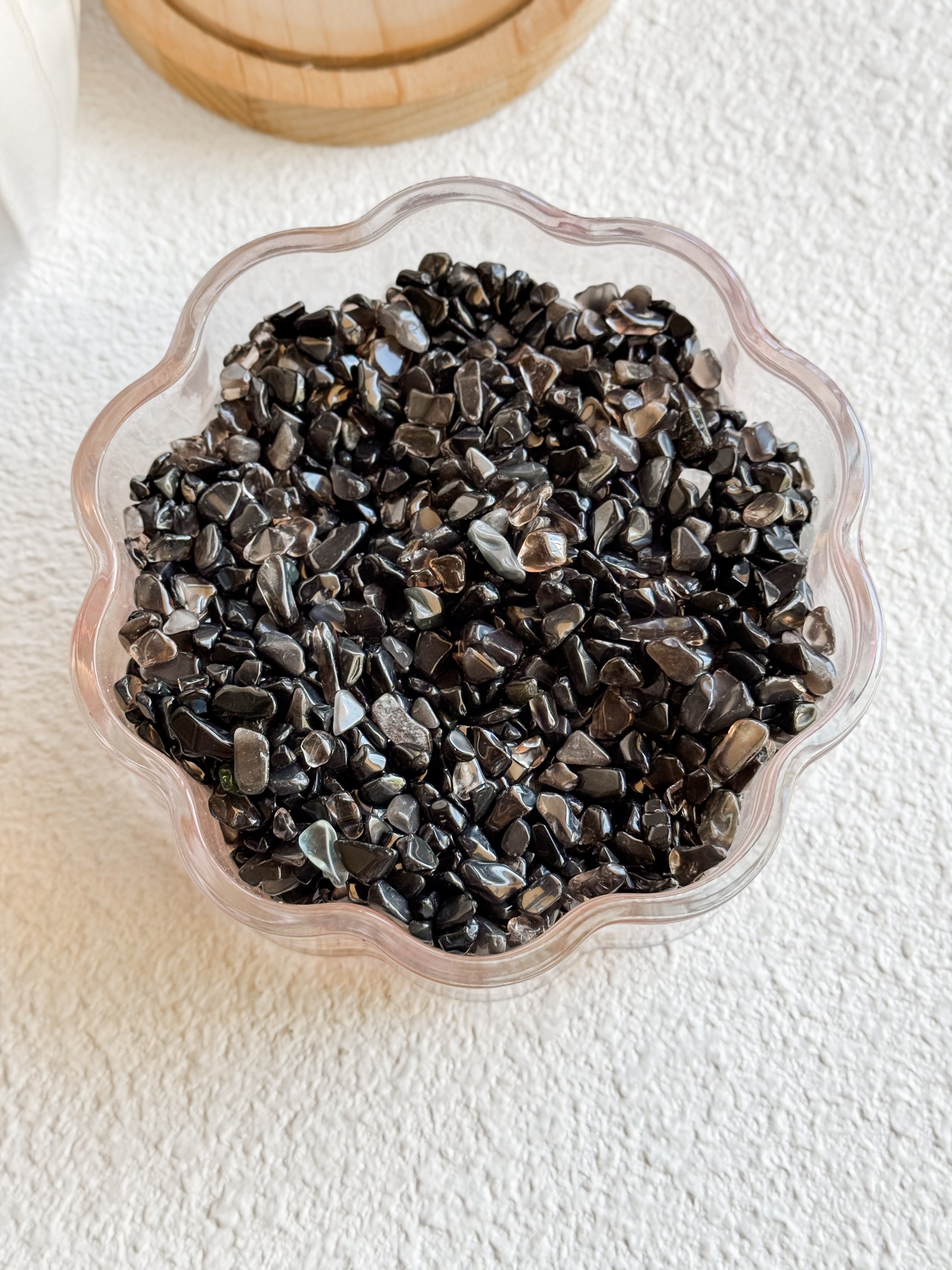 Dark Smoky Quartz Chips (100g)