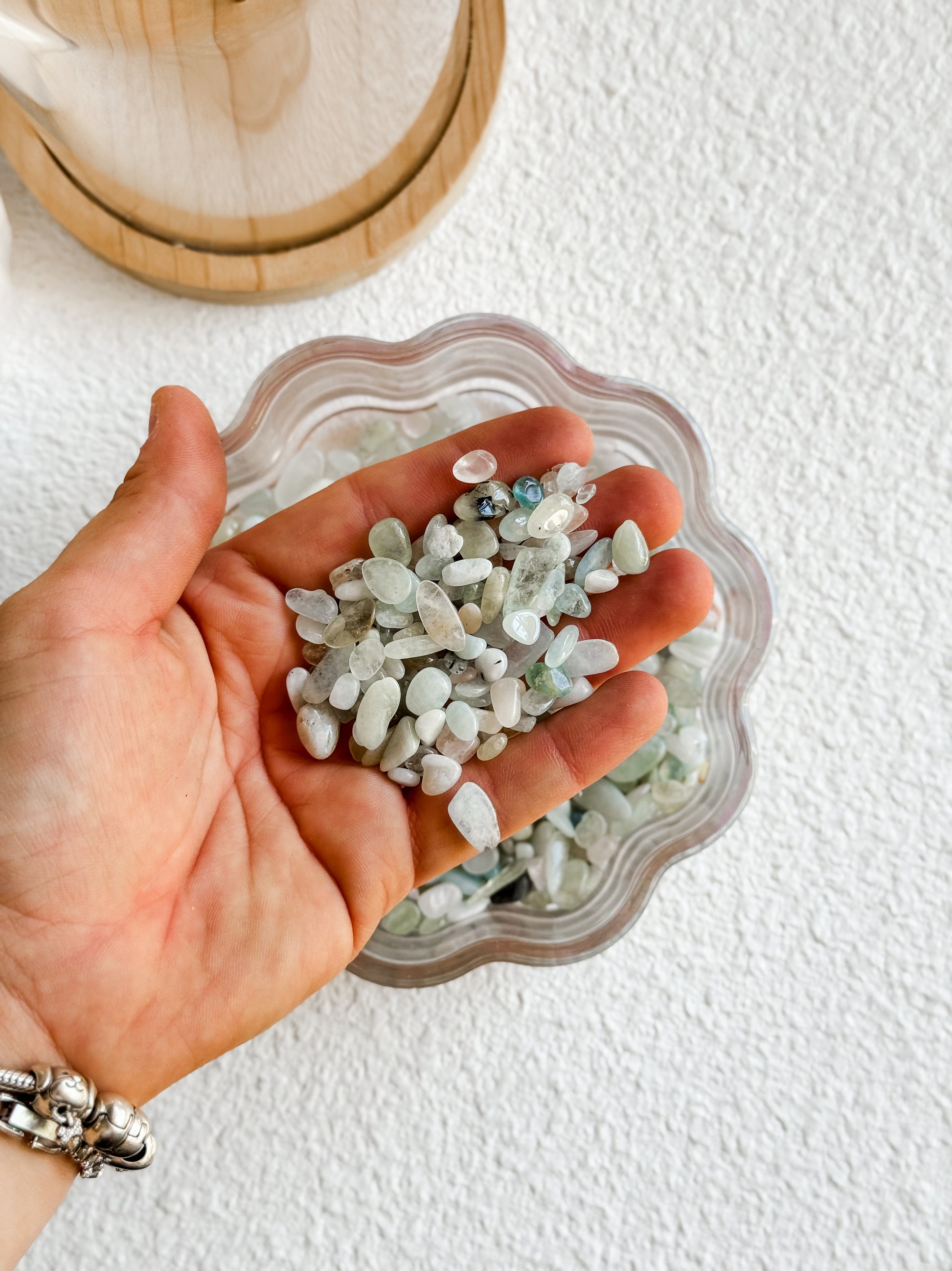 High Quality Morganite Chips (100g)