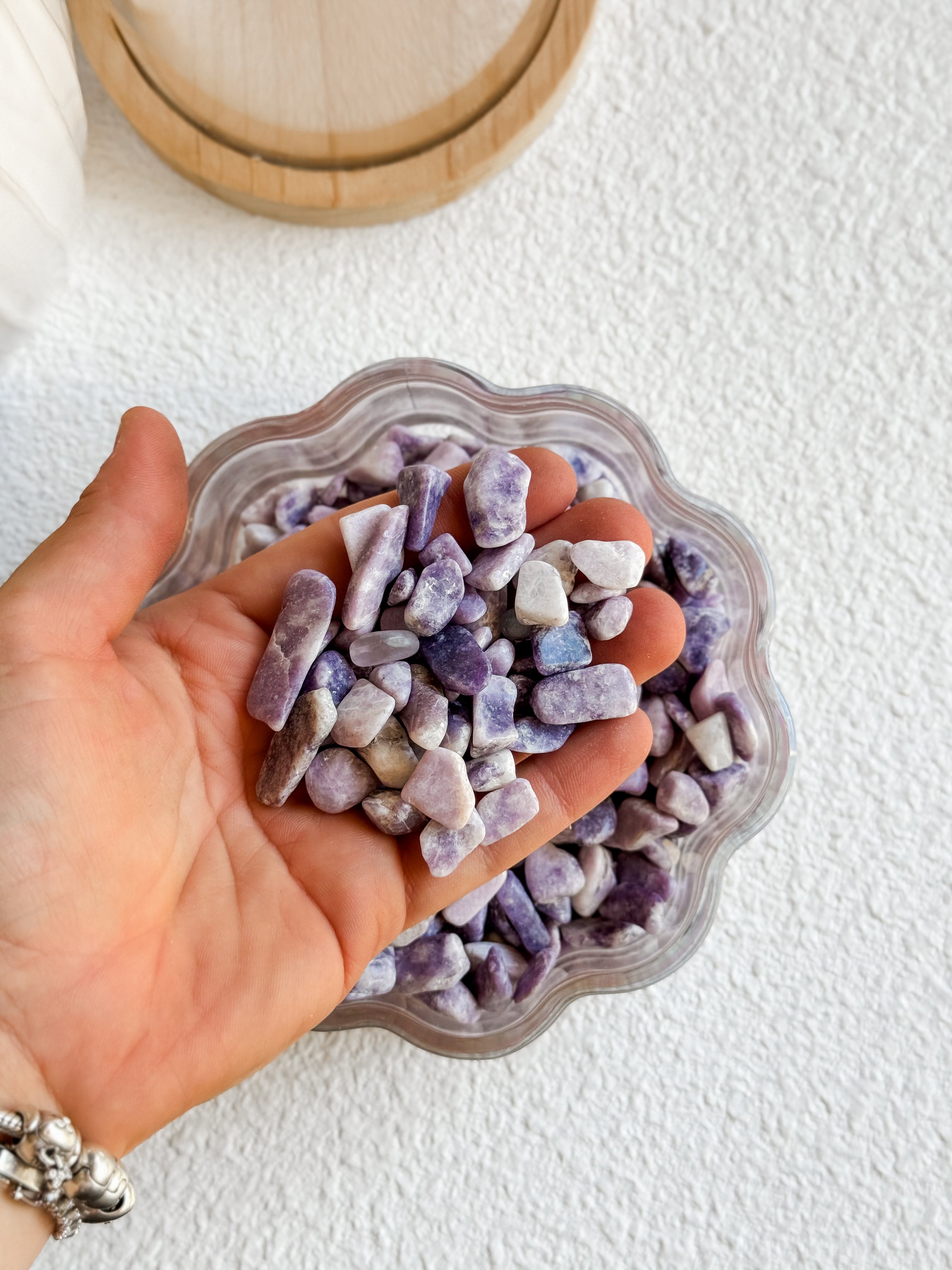 Lepidolite Large Chips (100g)