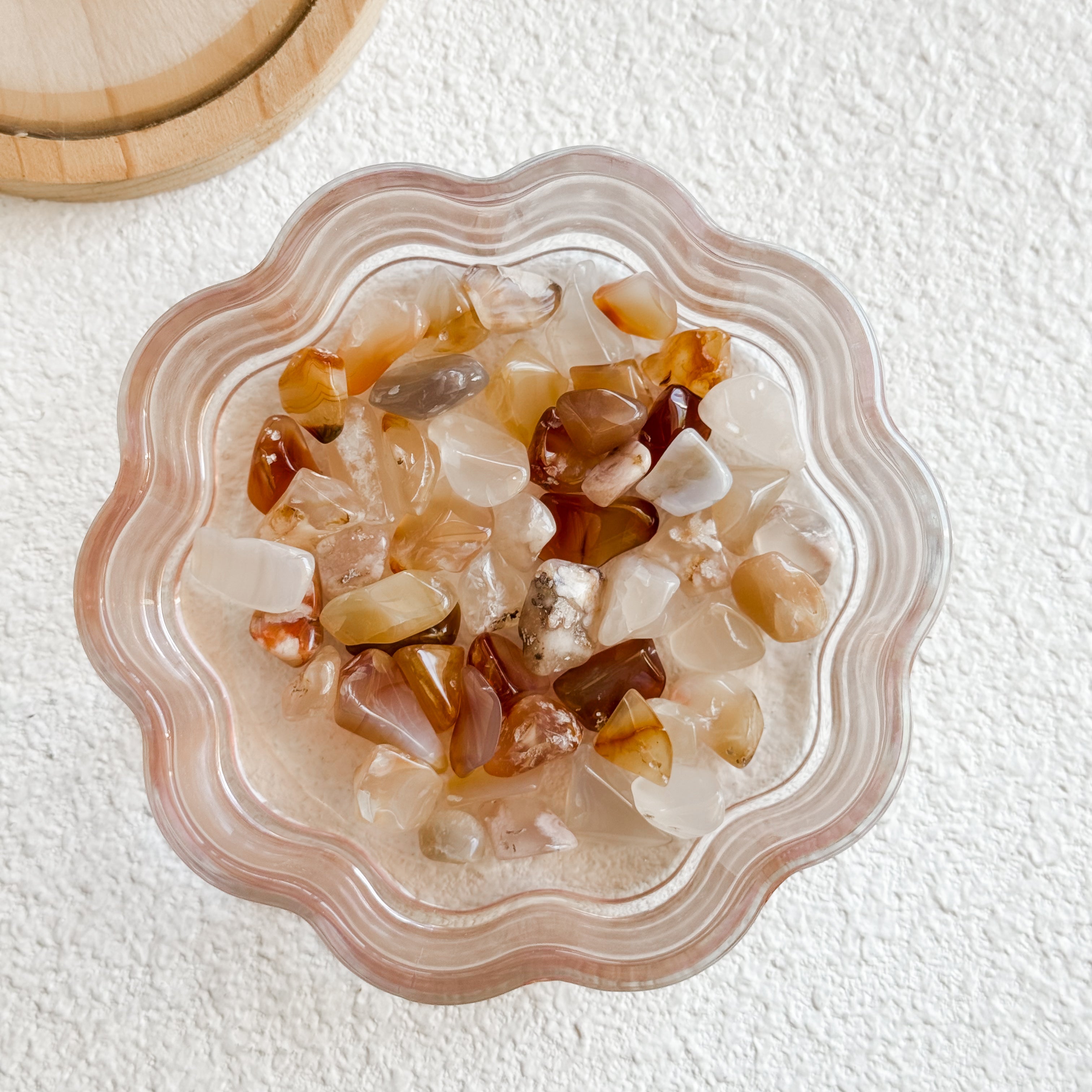 Flower Agate Chips (100g)