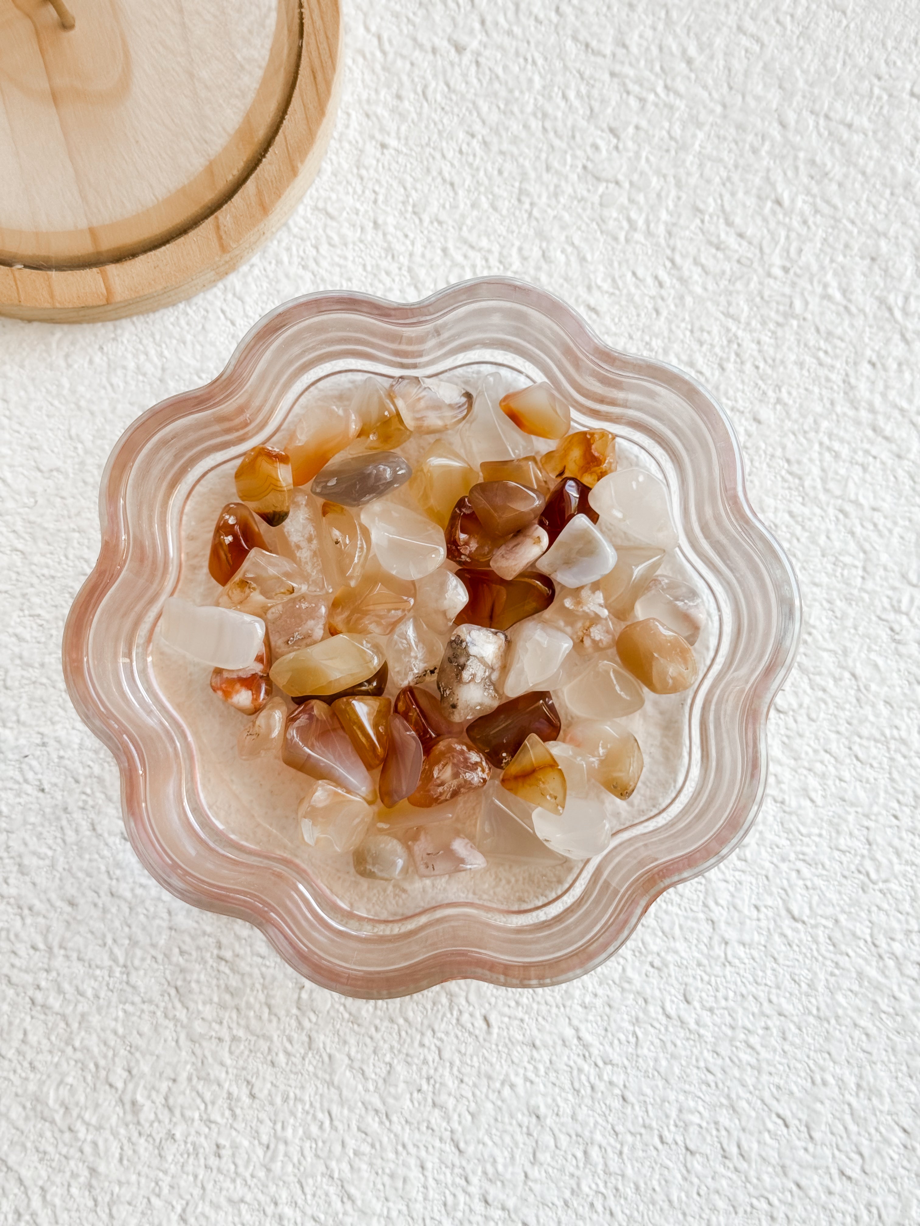 Flower Agate Chips (100g)