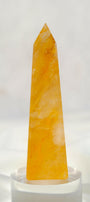Golden Healer Obelisk Healing Crystal.