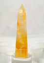 Golden Healer Obelisk Healing Crystal.