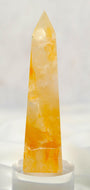 Golden Healer Obelisk Healing Crystal.