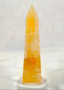 Golden Healer Obelisk Healing Crystal.