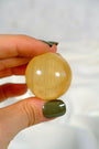 Honey Calcite Sphere Healing Crystal.
