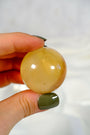 Honey Calcite Sphere Healing Crystal.