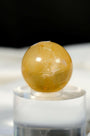 Honey Calcite Sphere Healing Crystal.
