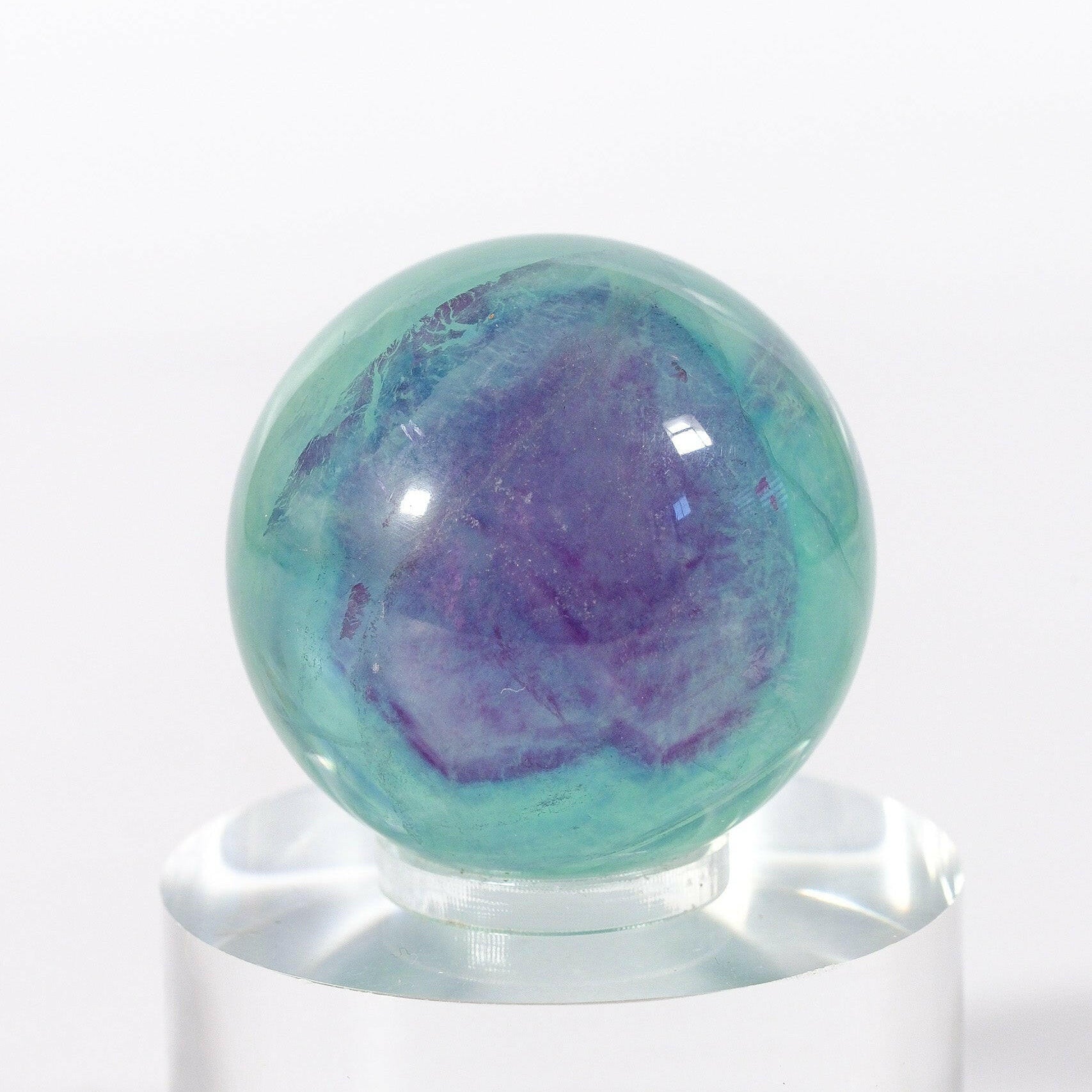Fluorite Sphere Healing Crystal.