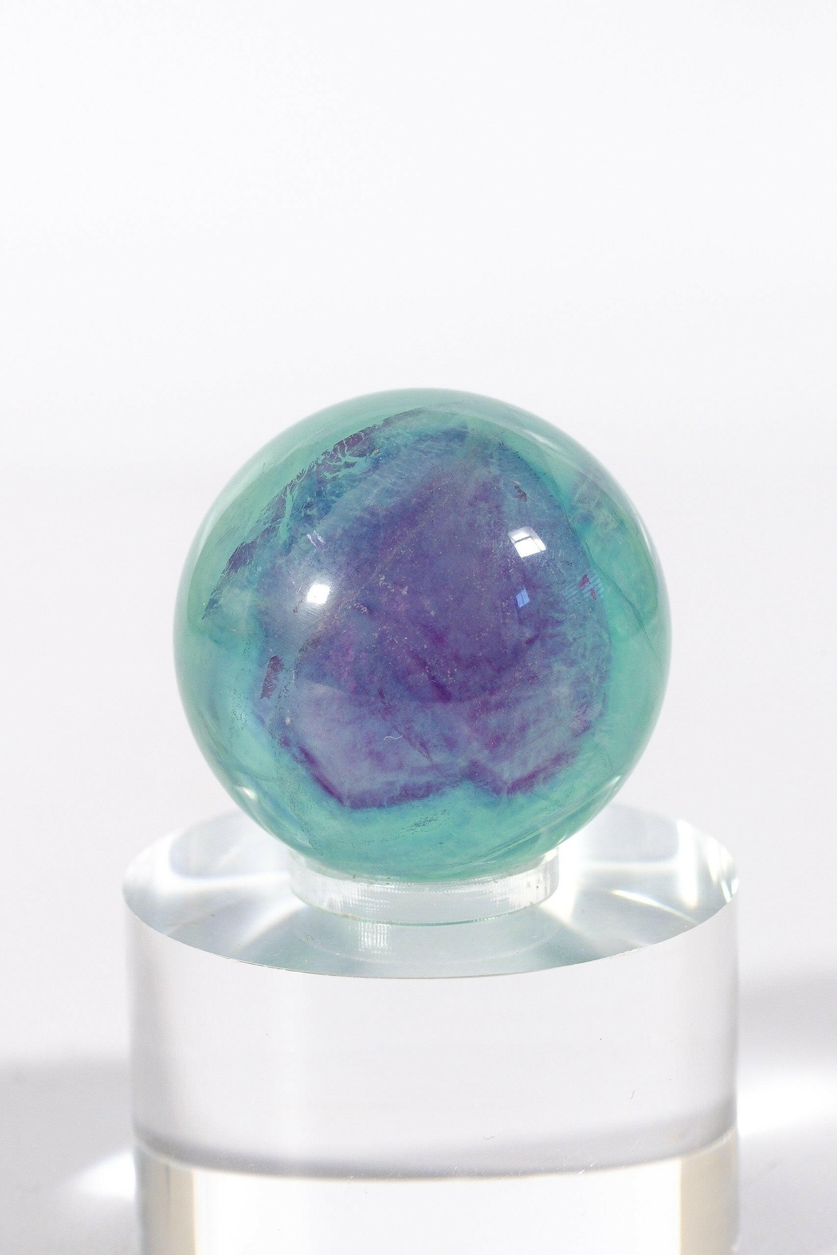 Fluorite Sphere Healing Crystal.
