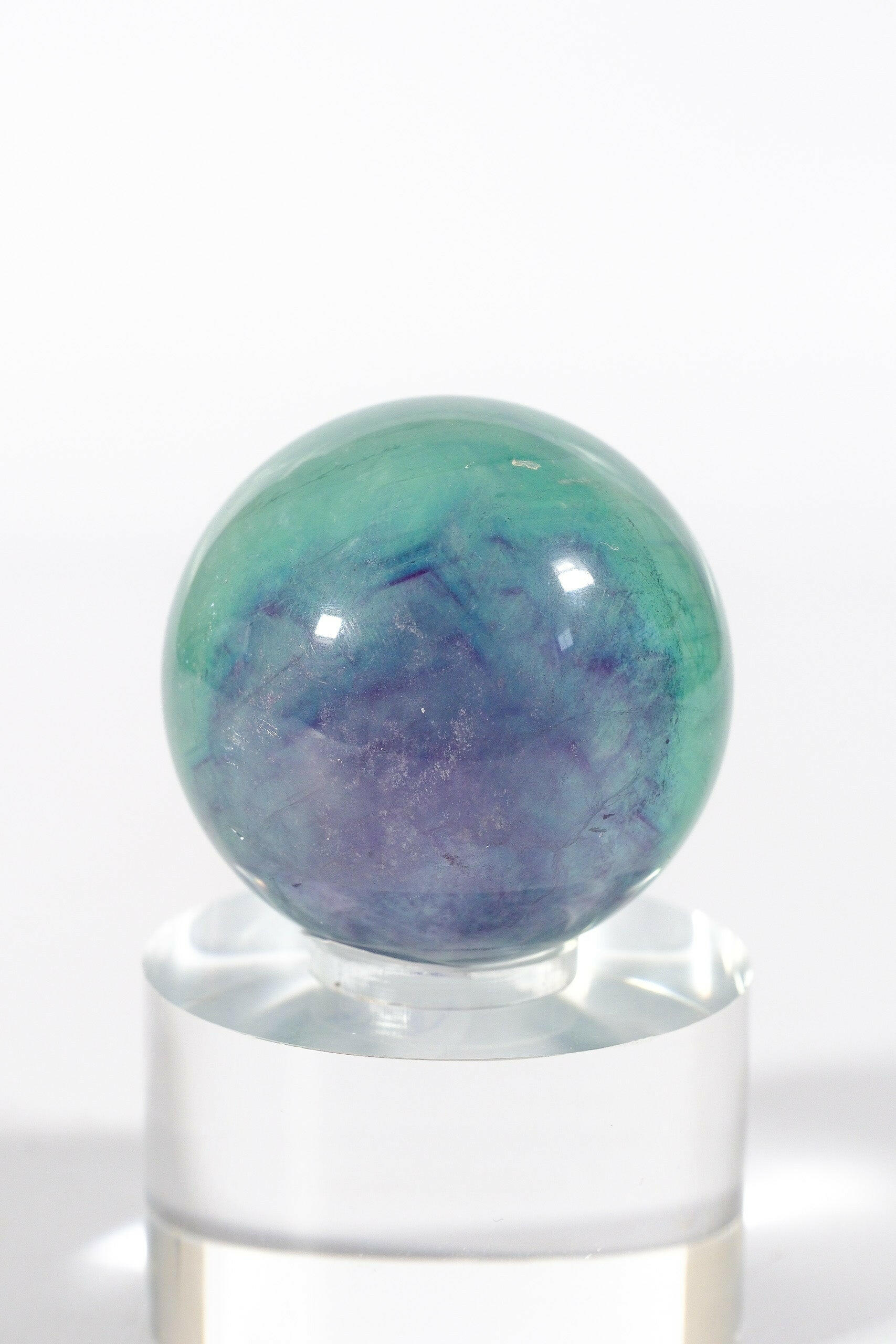 Fluorite Sphere Healing Crystal.