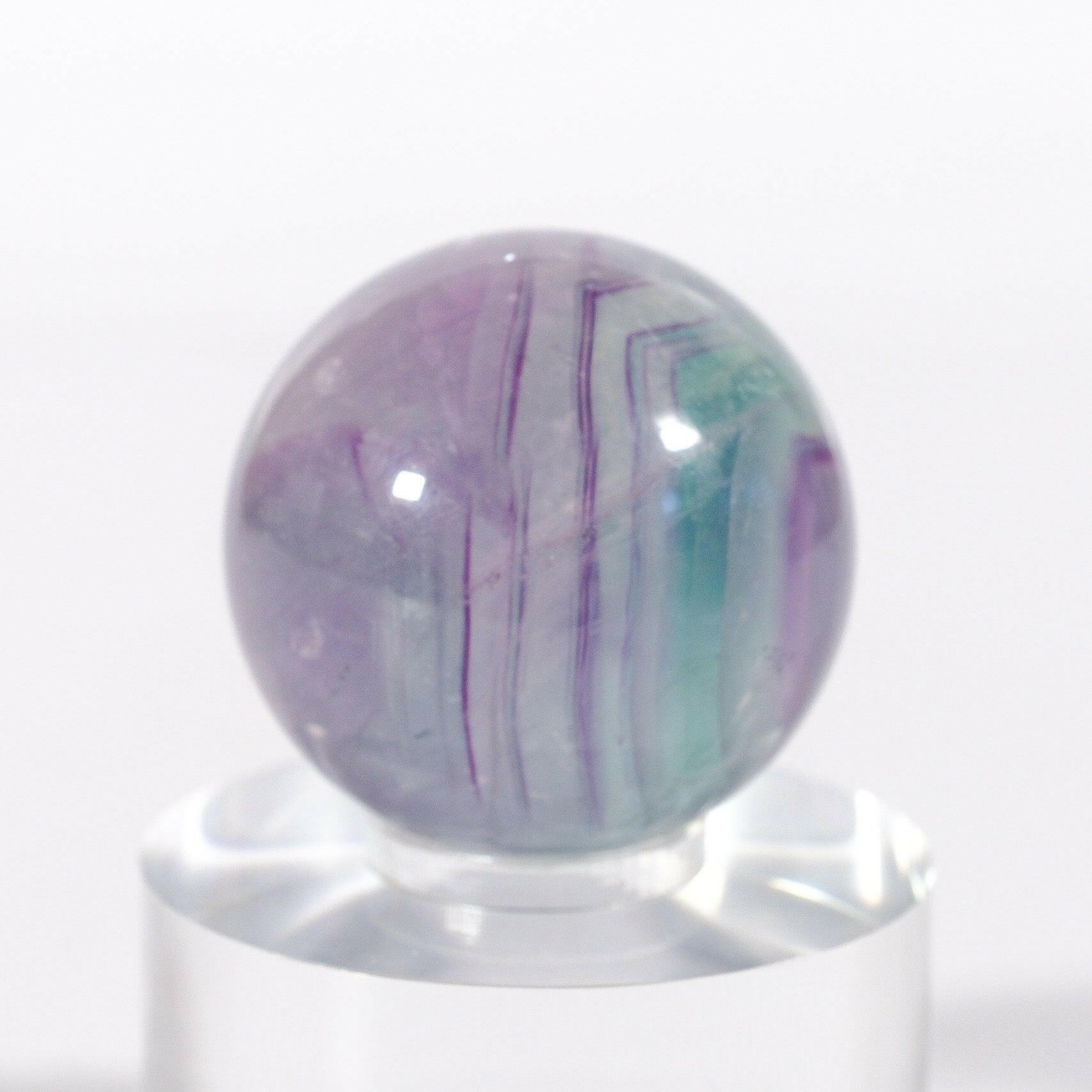 Fluorite Sphere Healing Crystal.