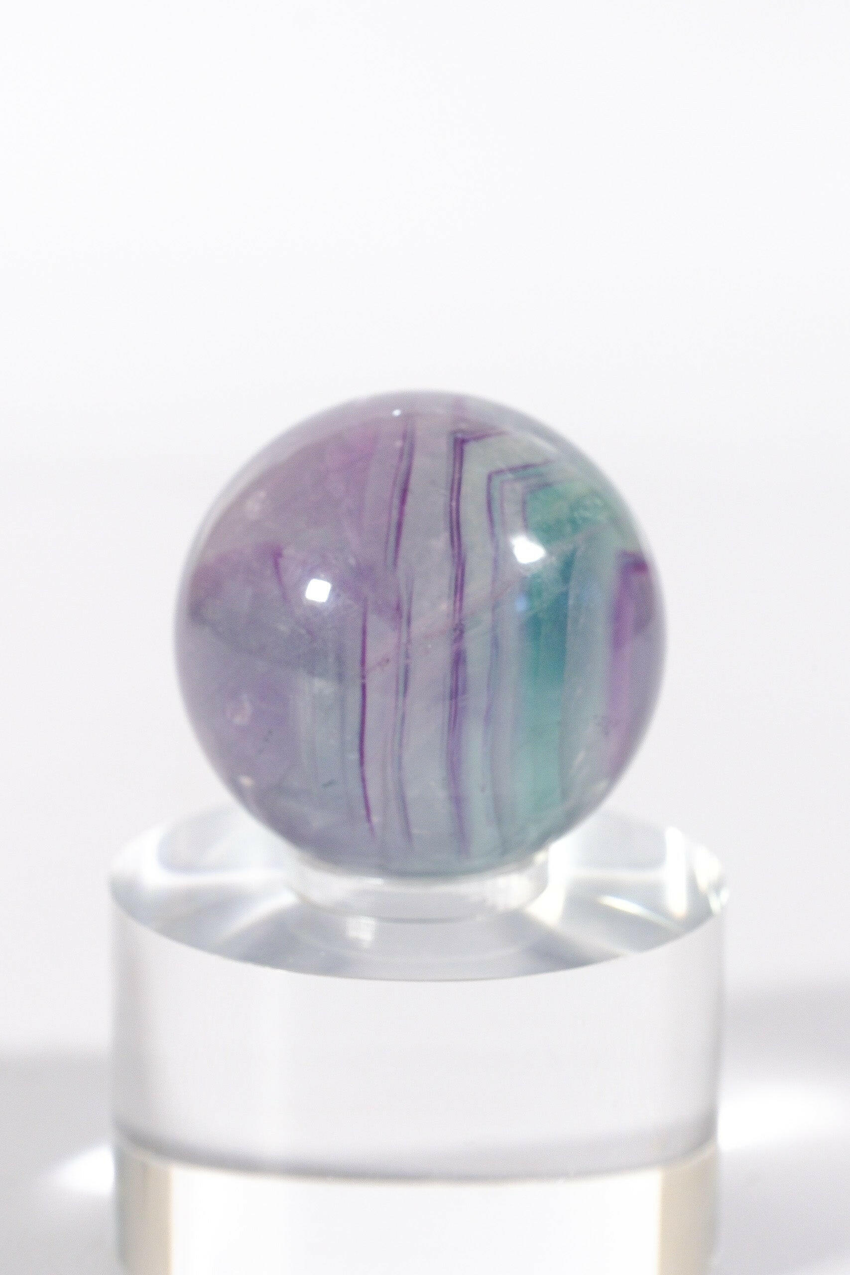 Fluorite Sphere Healing Crystal.