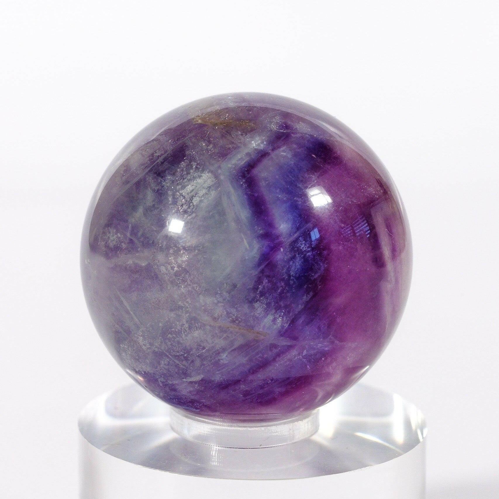 Fluorite Sphere Healing Crystal.